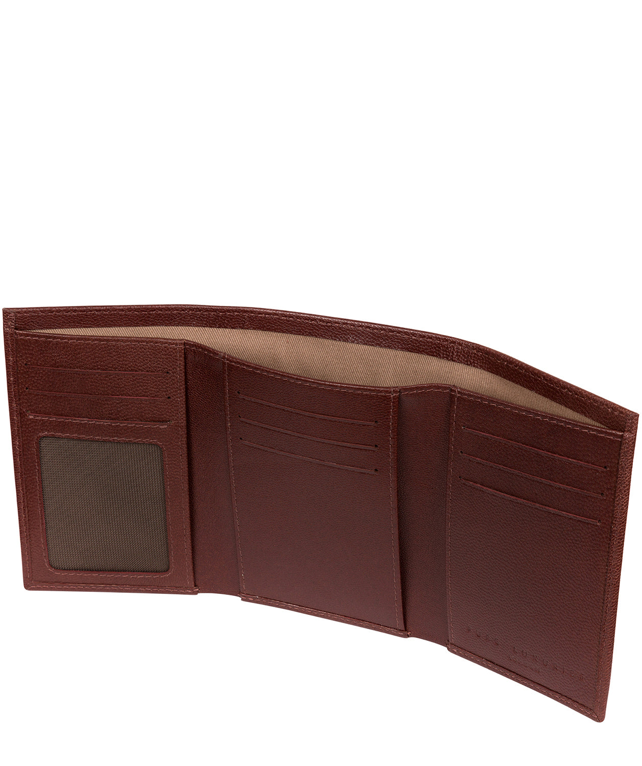 ''Oliver' Brown Leather Credit Card Wallet image 3