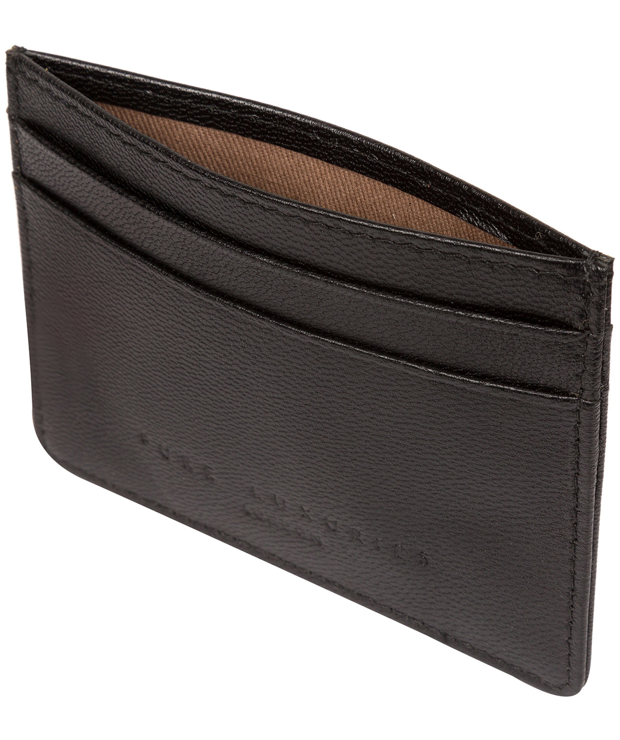 'Elden' Black Leather Card Holder image 4