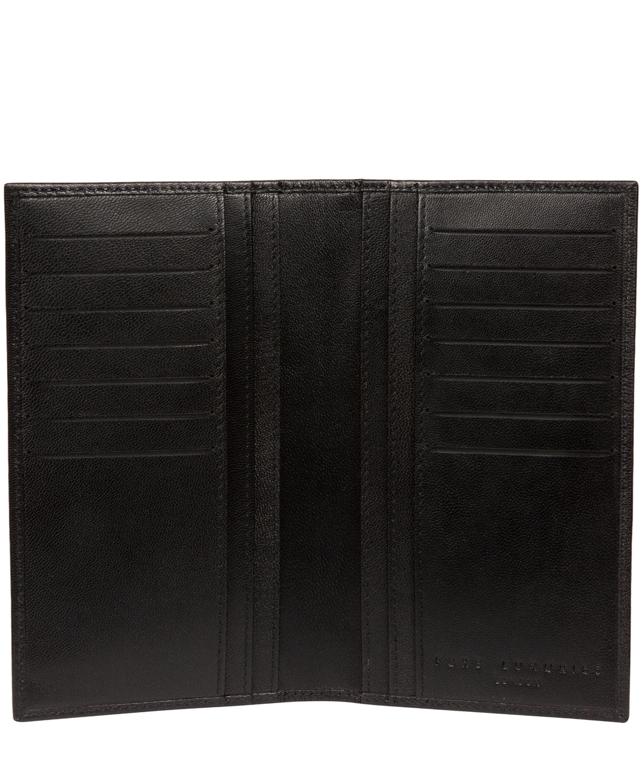 'Addison' Black Leather Breast Pocket Wallet image 3