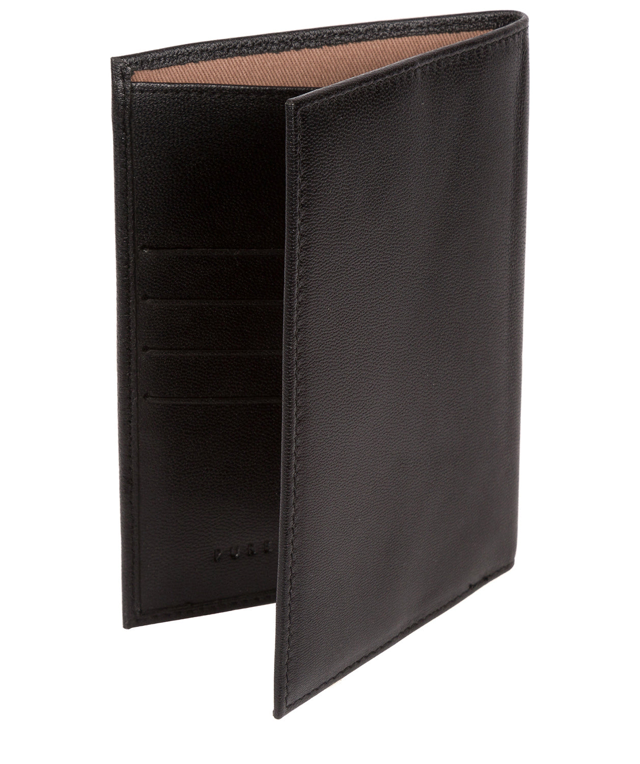 'Plane' Black Leather Passport Holder image 3