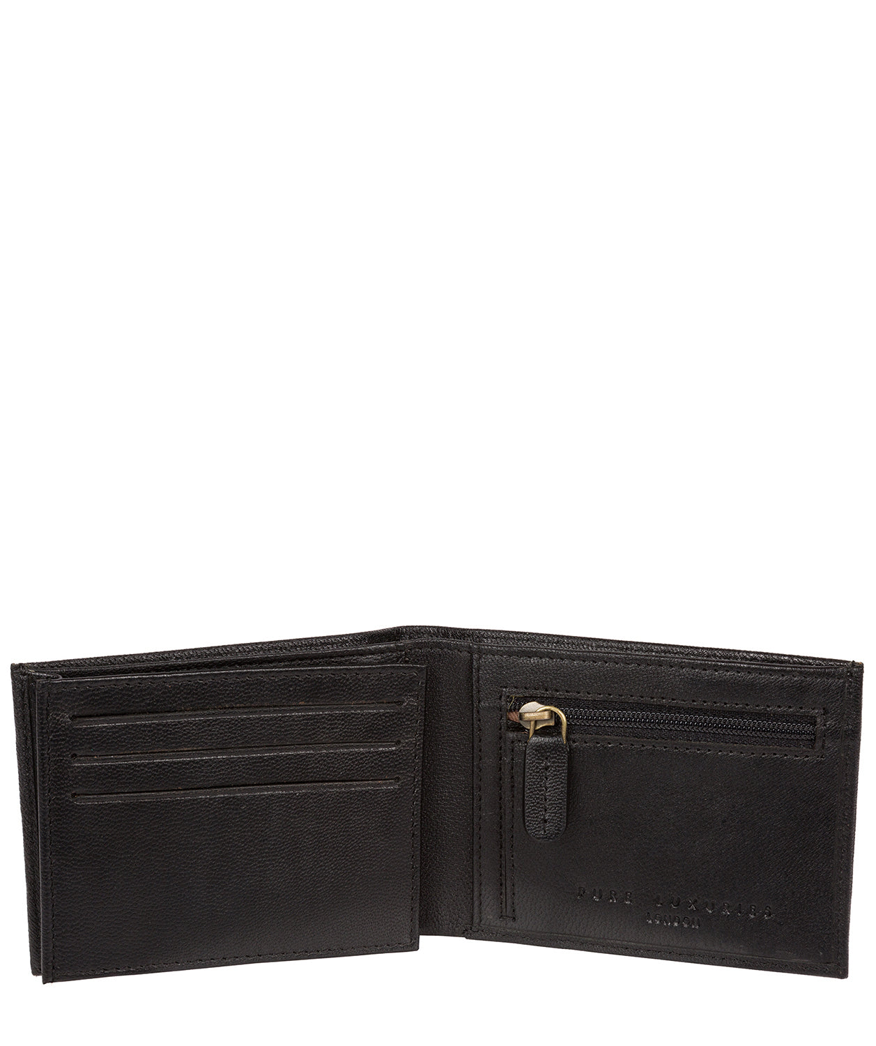 'Noah' Black Leather Wallet image 4