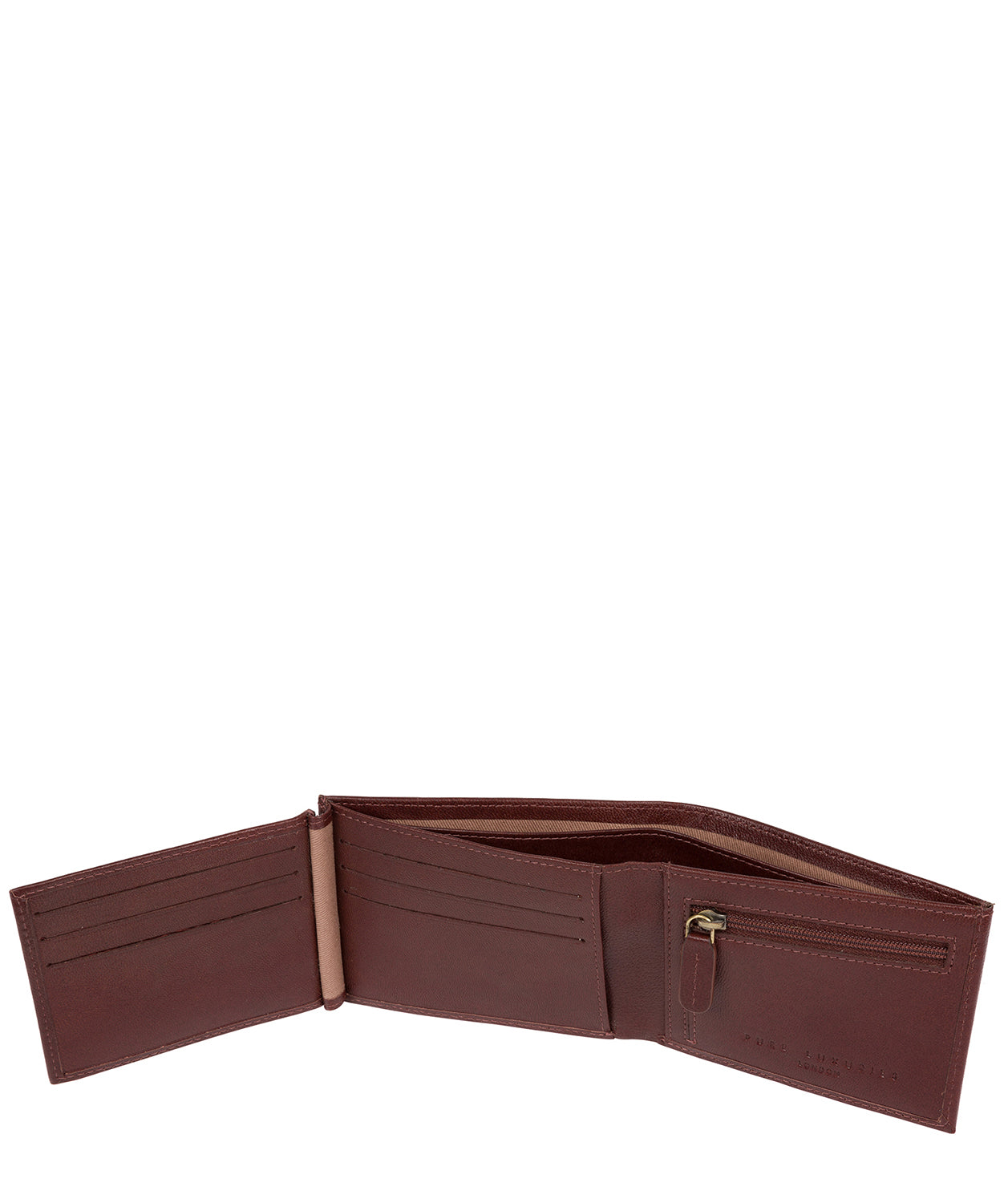 'Noah' Dark Brown Leather Wallet