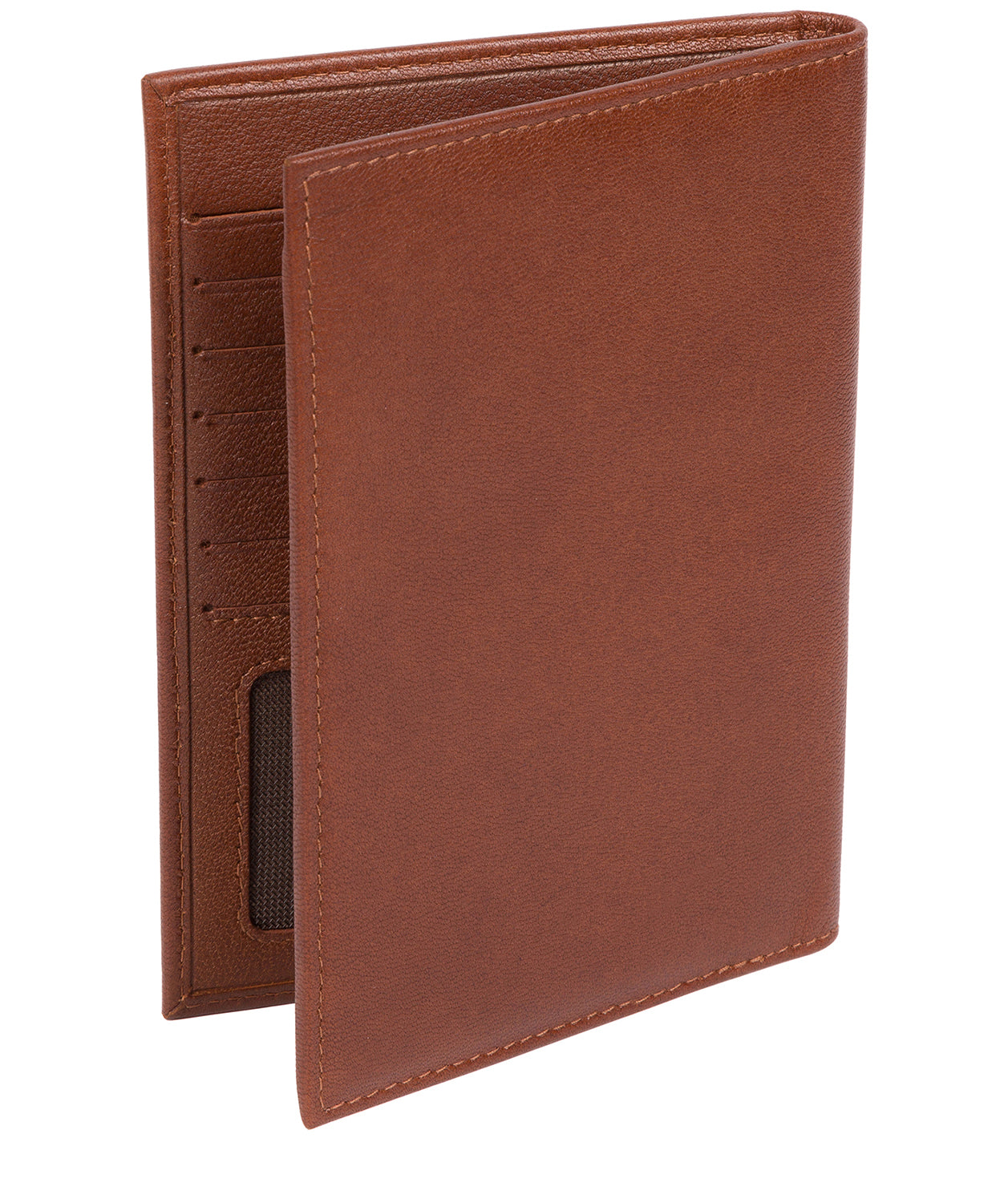 'Explore' Saddle Leather Passport Case image 3