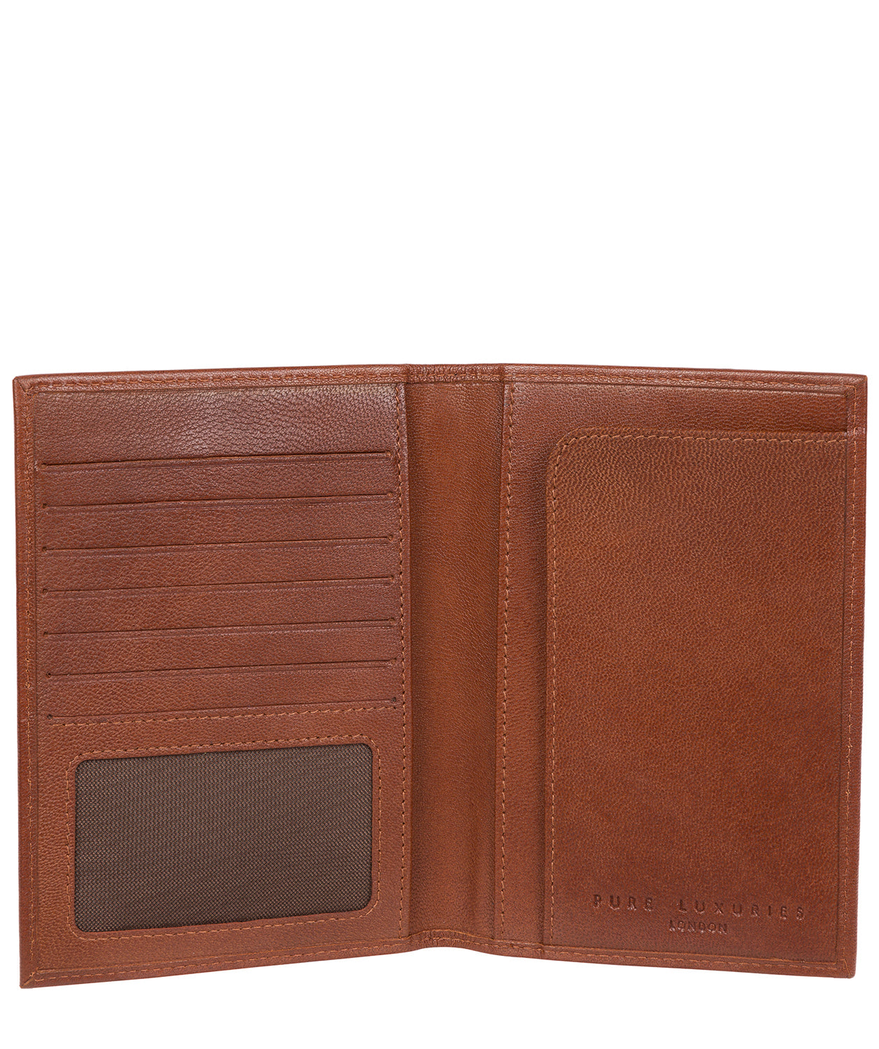 'Explore' Saddle Leather Passport Case image 4