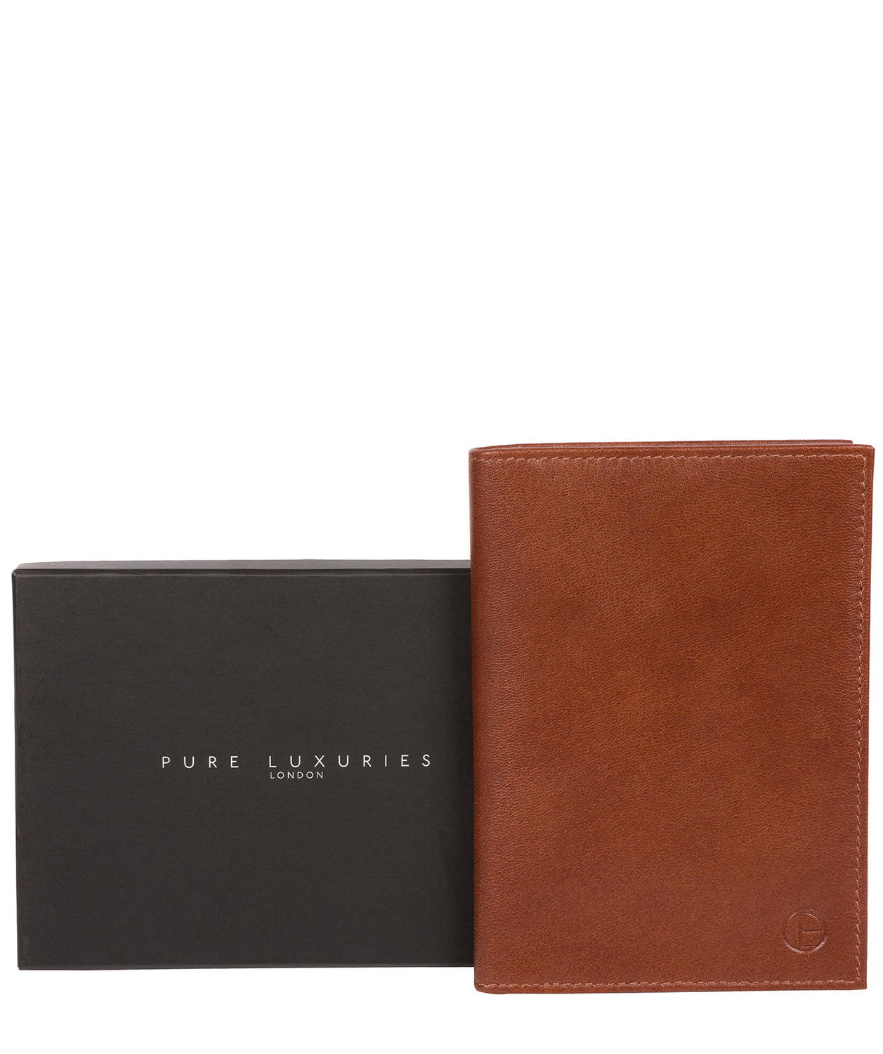 'Explore' Saddle Leather Passport Case image 5