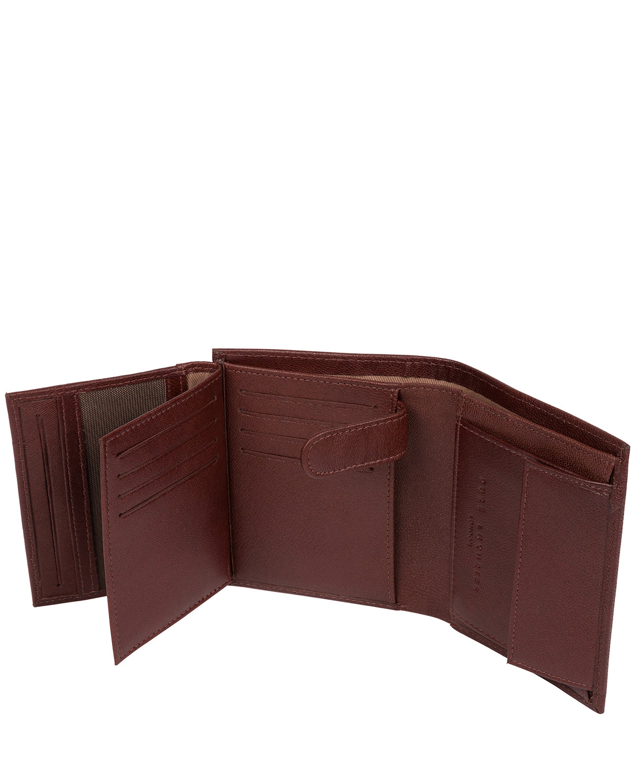 'Dillon' Dark Brown Leather Bi-Fold Wallet image 6