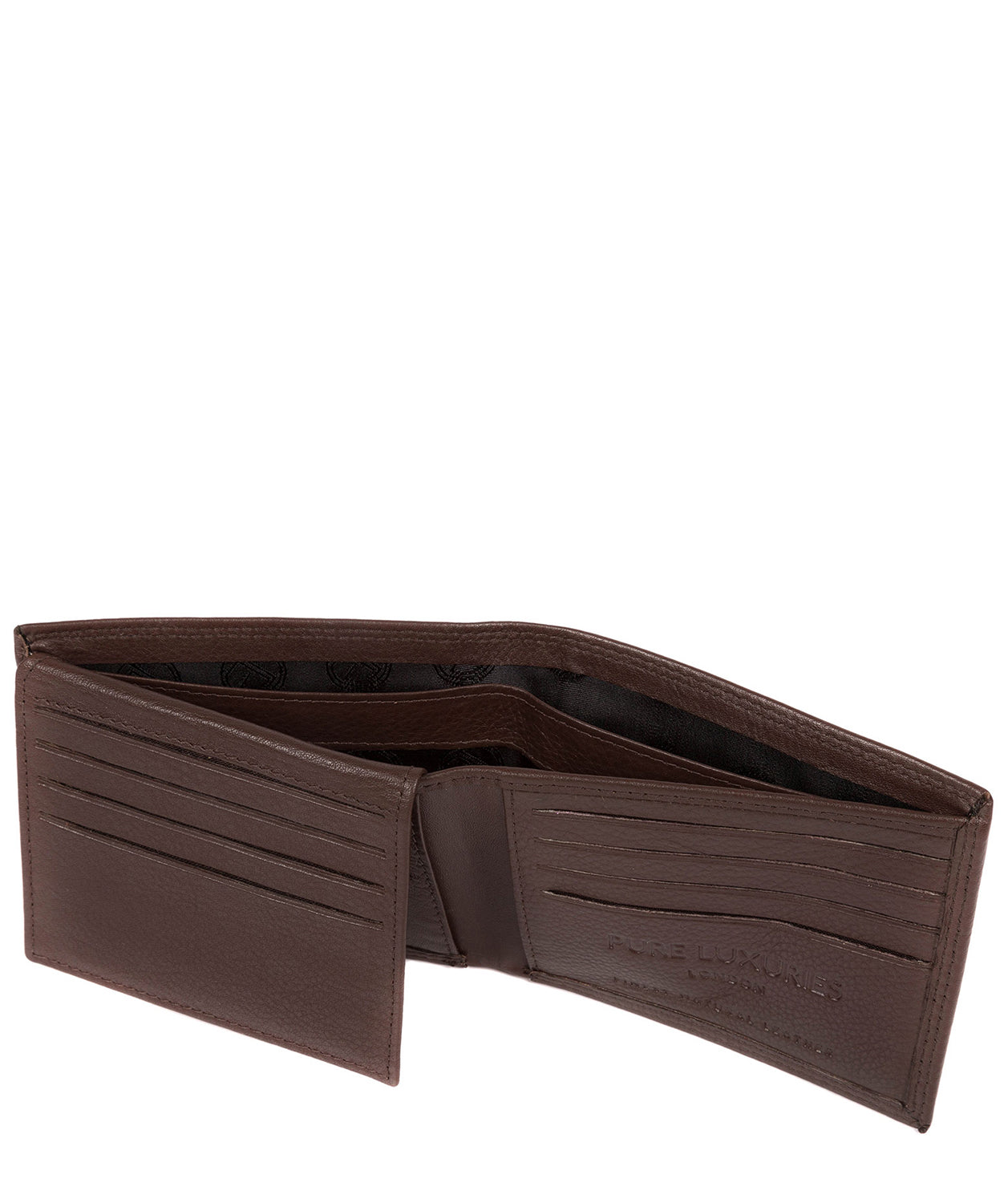 'Baltimore' Brown Leather Bi-Fold Wallet