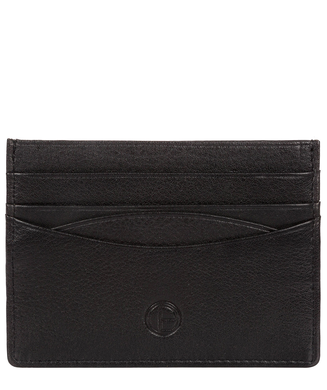 'Tucano' Black Leather Card Holder