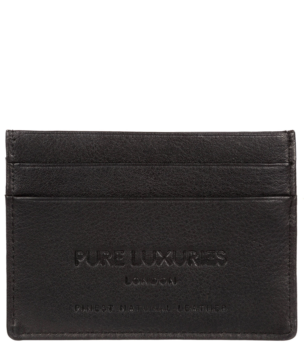 'Tucano' Black Leather Card Holder