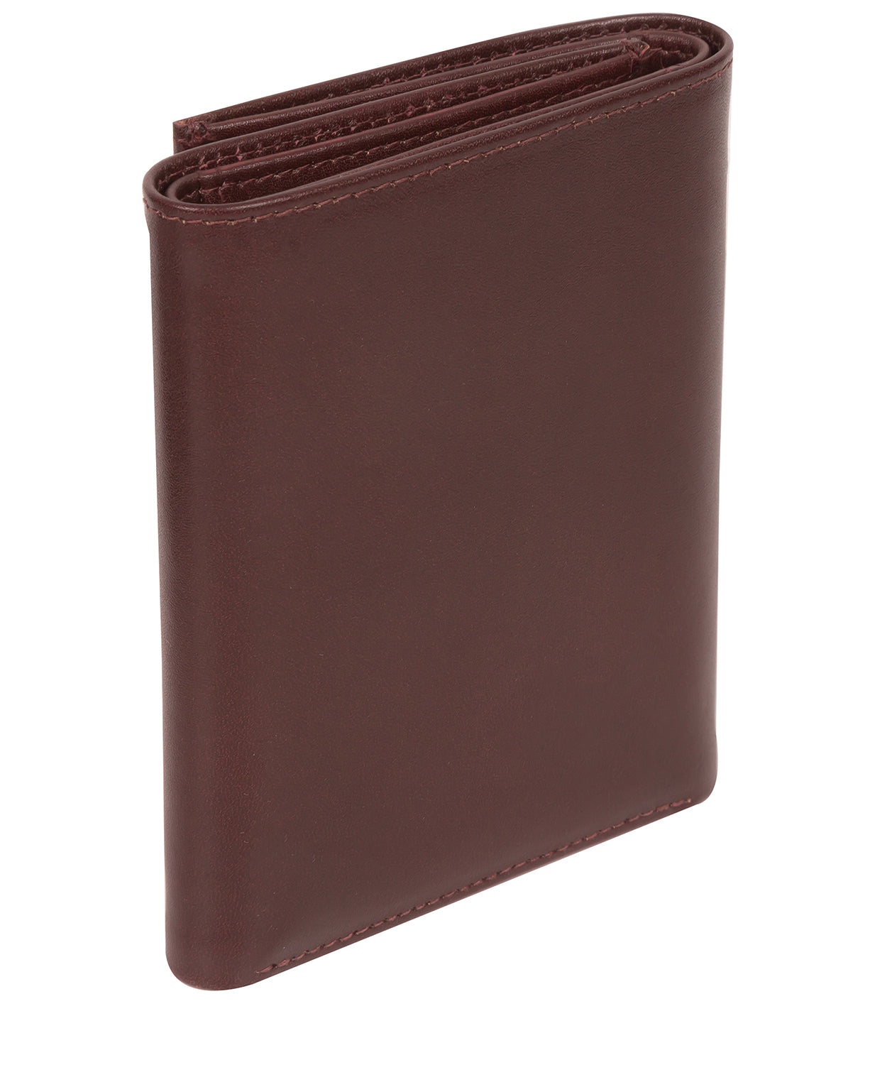 'Armstrong' Brown Leather Tri-Fold Wallet