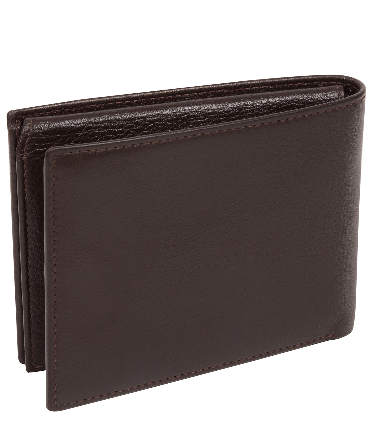 'Hawker' Brown Leather Bi-Fold Wallet