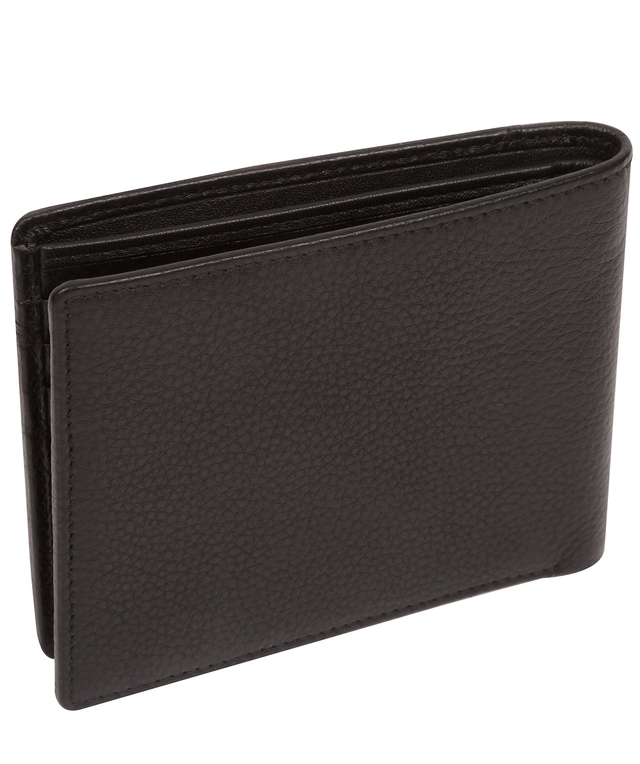 'Havilland' Black Leather Bi-Fold Wallet