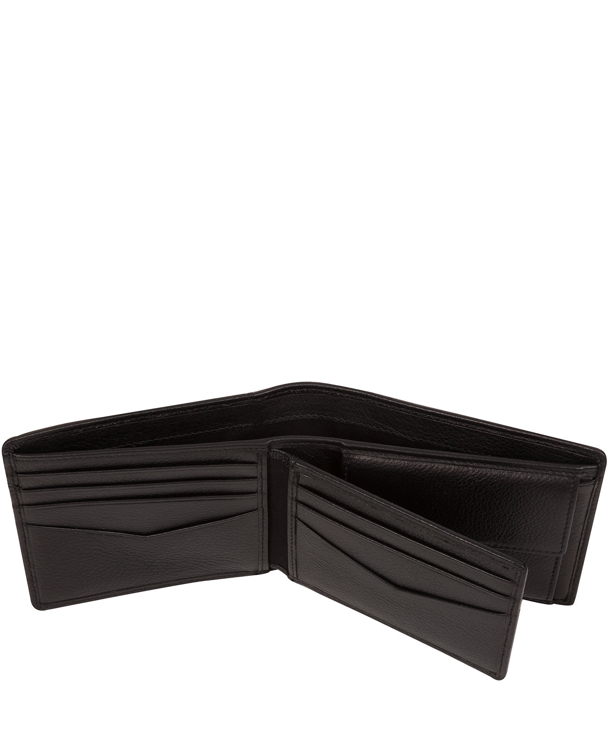 'Lincoln' Black Leather Tri-Fold Wallet