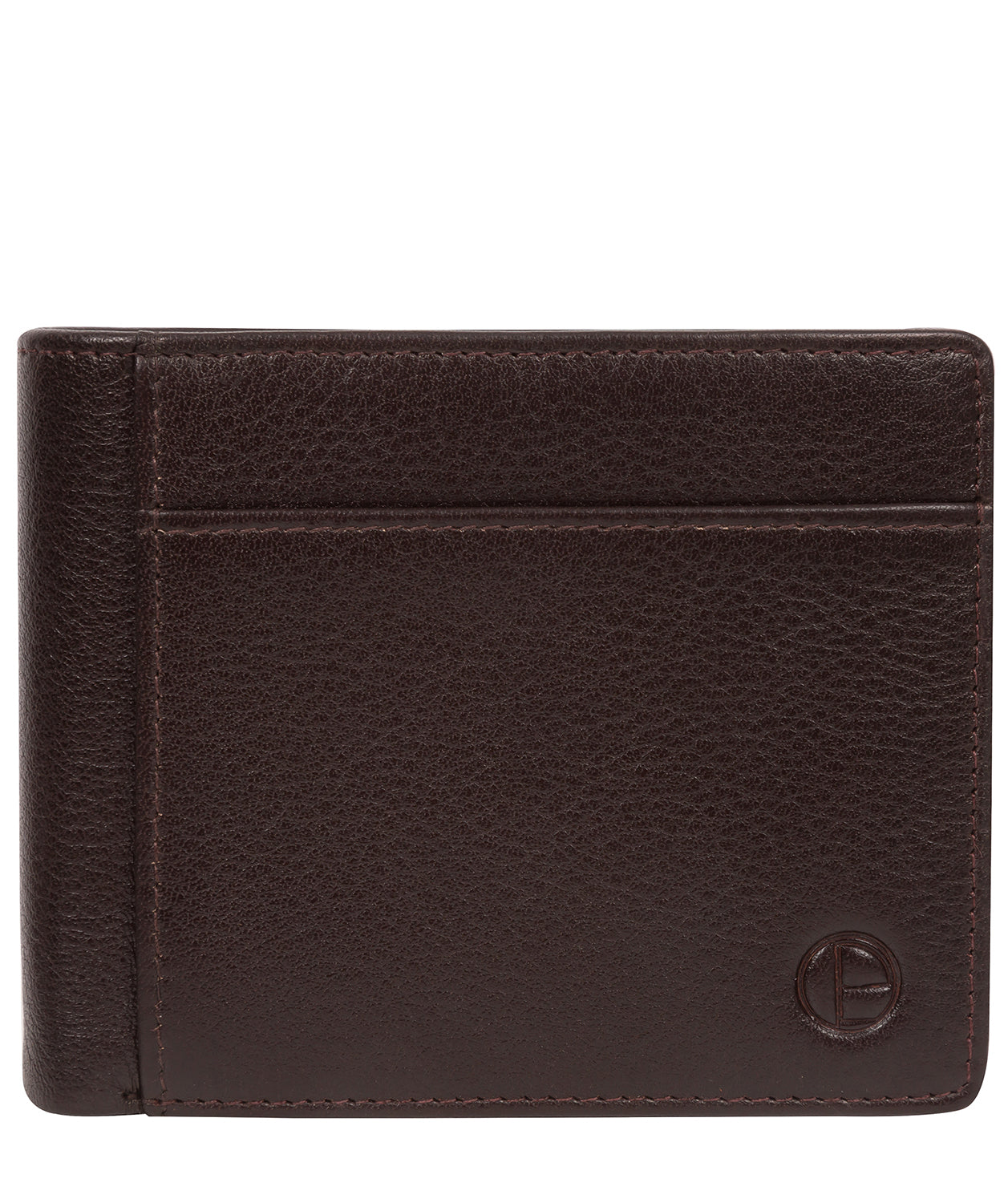 'Lincoln' Brown Leather Tri-Fold Wallet