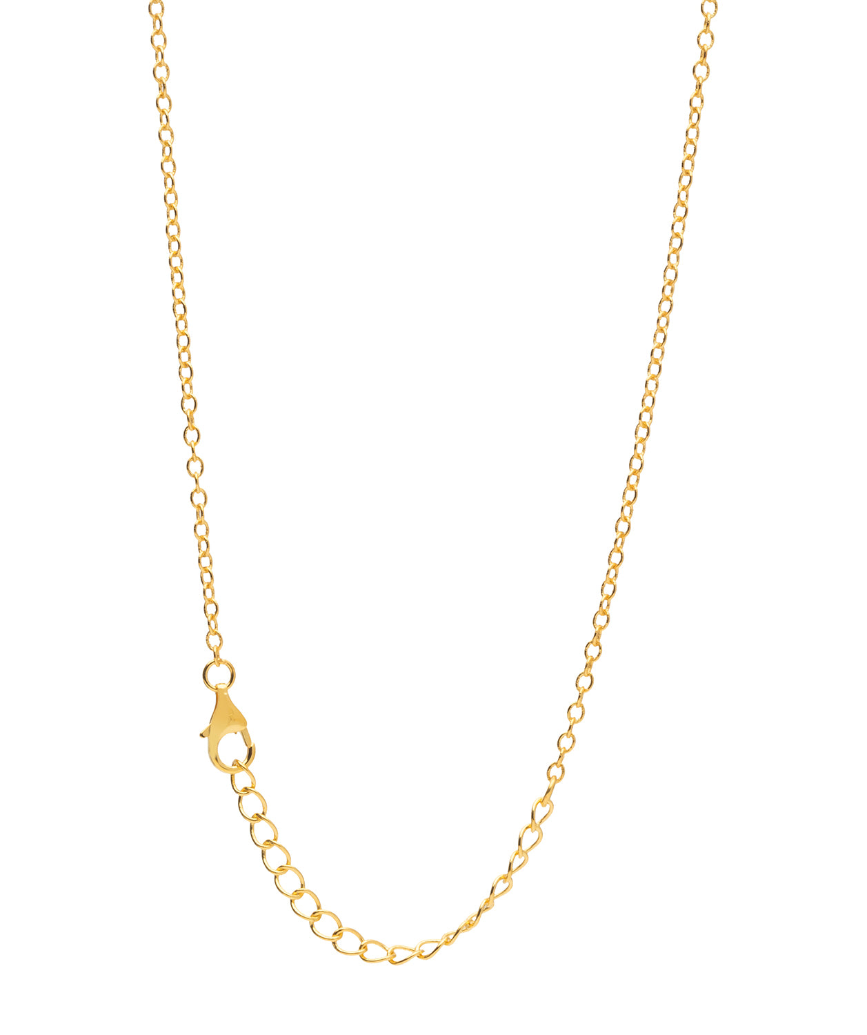 Gift Packaged 'Melody' 18ct Yellow Gold 925 Silver Minimalist Interlocked Heart Necklace