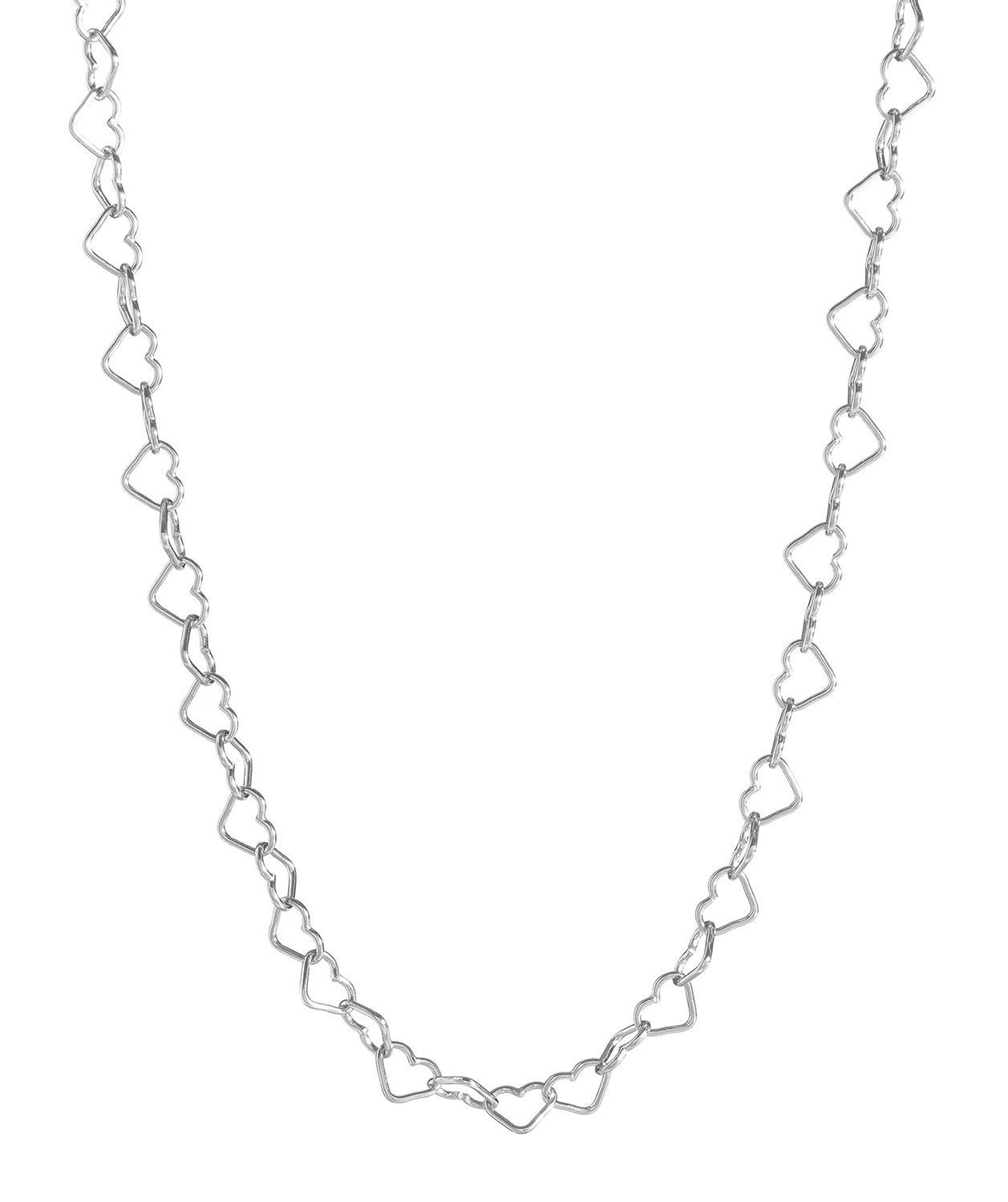 'Mandisa' Sterling Silver Heart Chain Necklace image 1