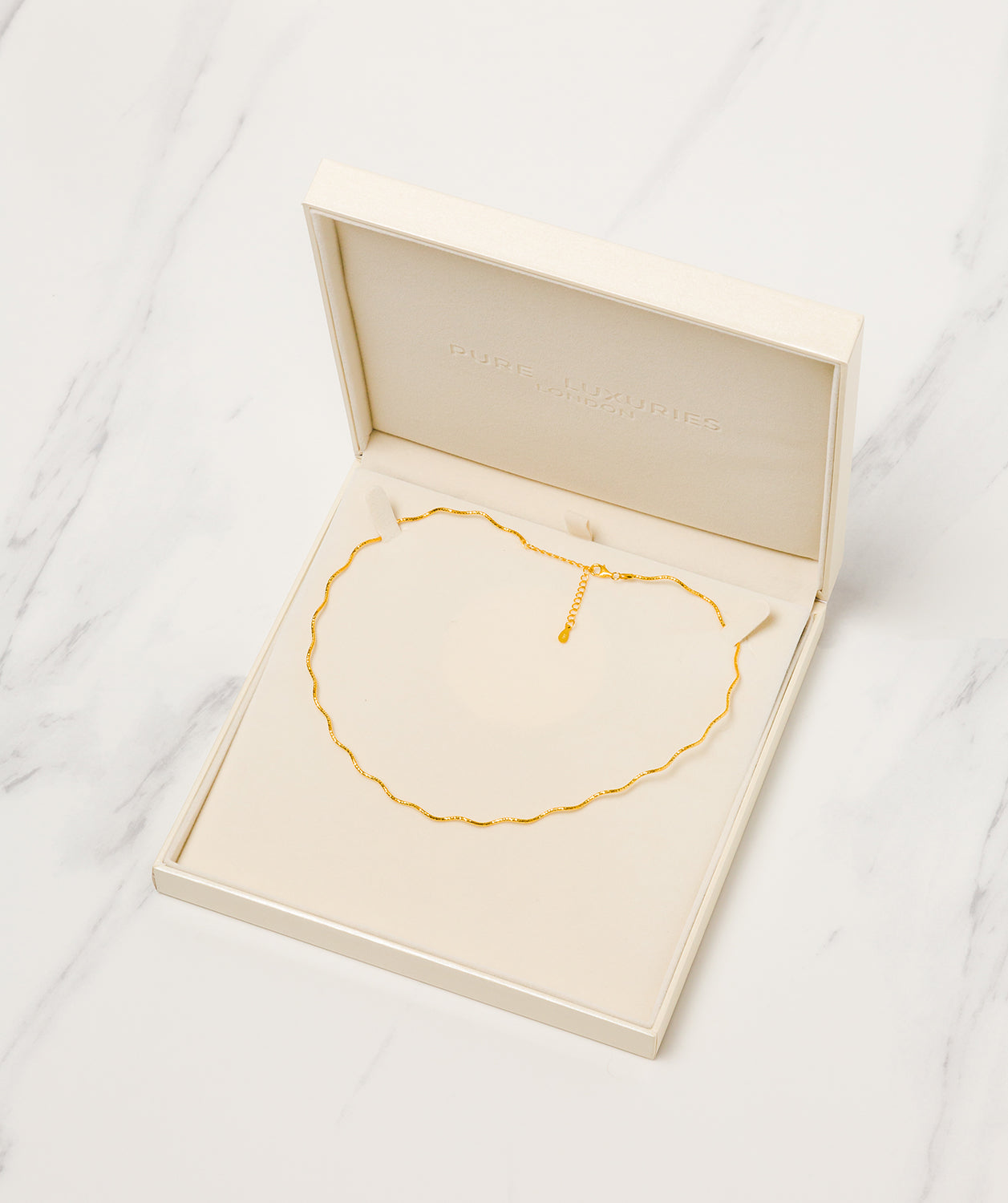 Gift Packaged 'Siobhan' 18ct Yellow Gold Plated Sterling Silver Necklace