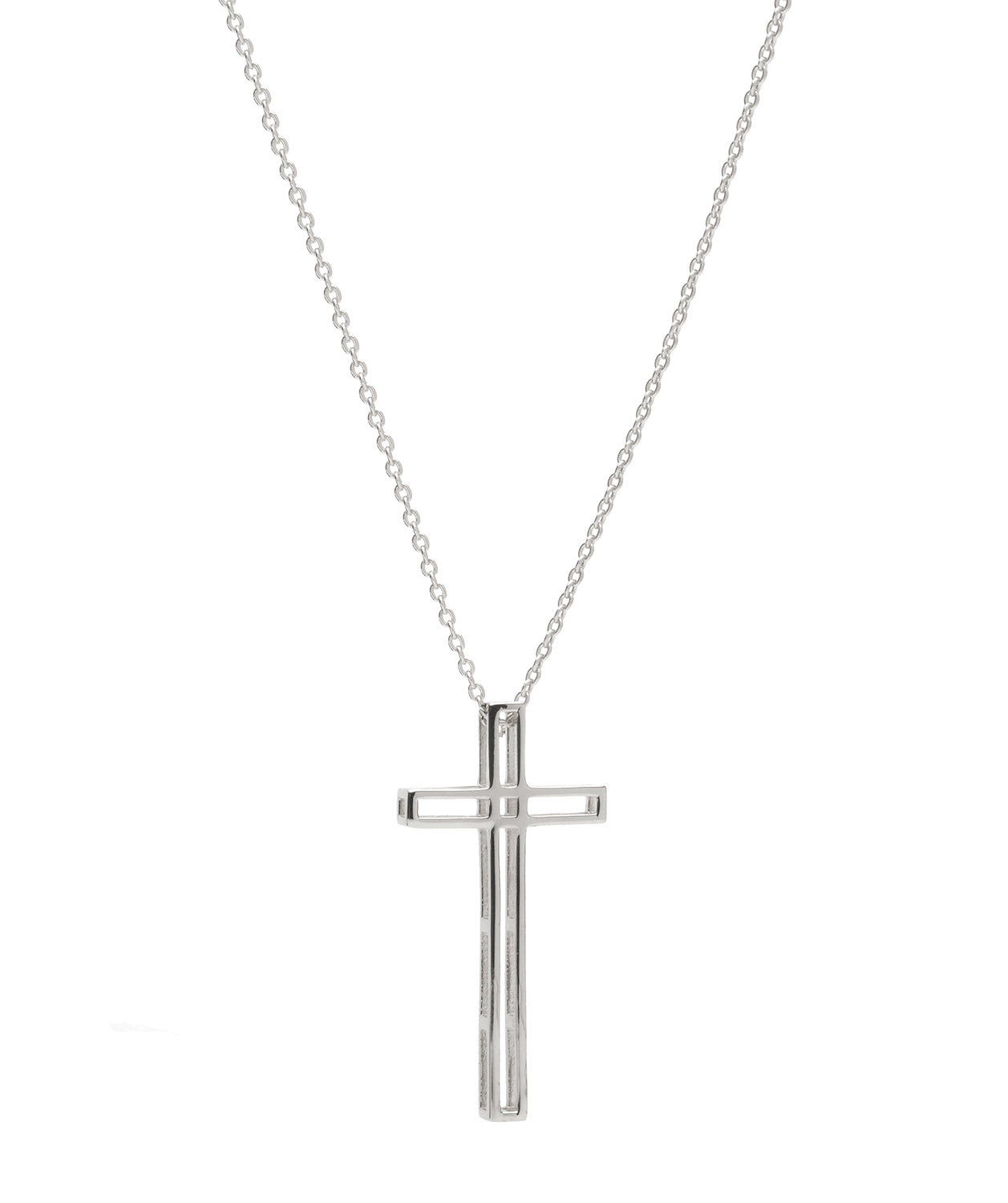 Gift Packaged 'Daniela' 925 Silver Cross Pendant Necklace