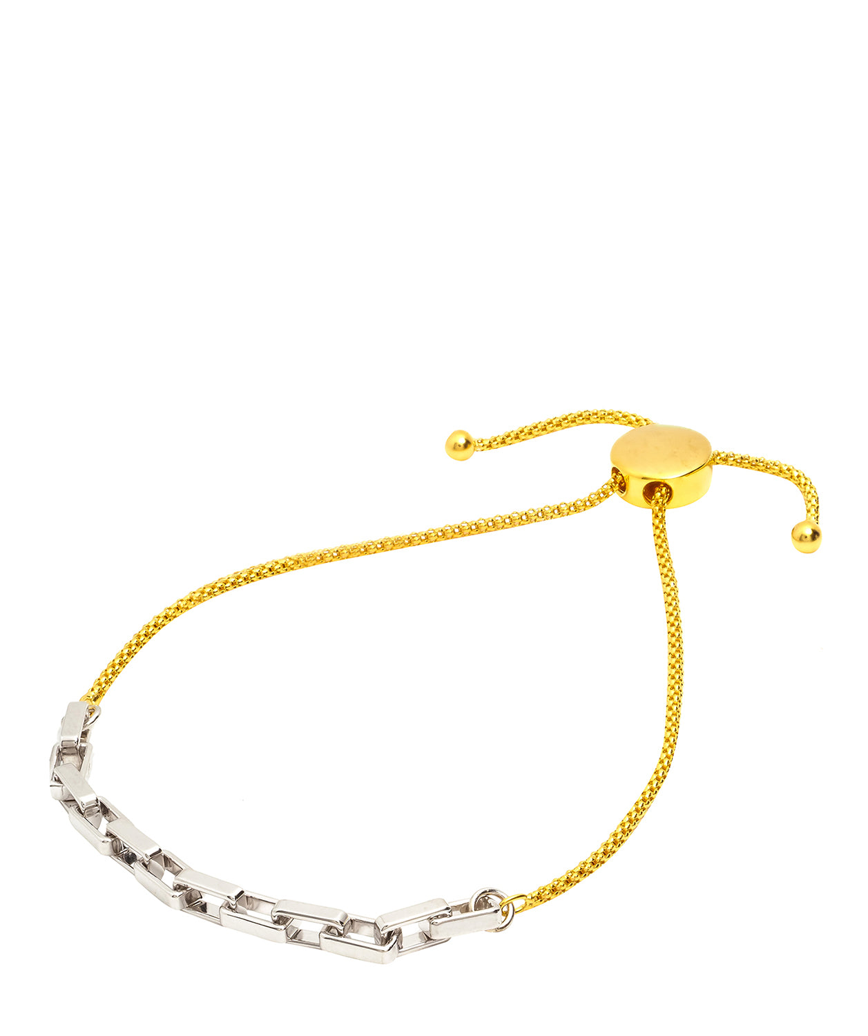 Gift Packaged 'Virginia' 18ct Yellow Gold Plated Sterling Silver Chain Design Bracelet