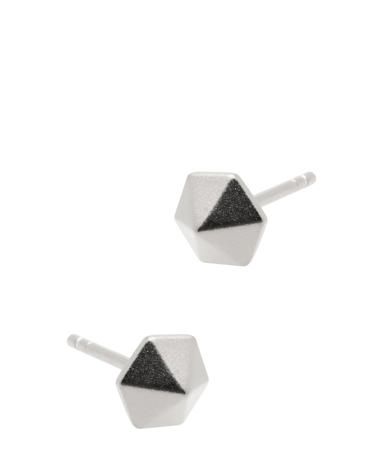 Gift Packaged 'Anika' 925 Silver Geometric Stud Earrings