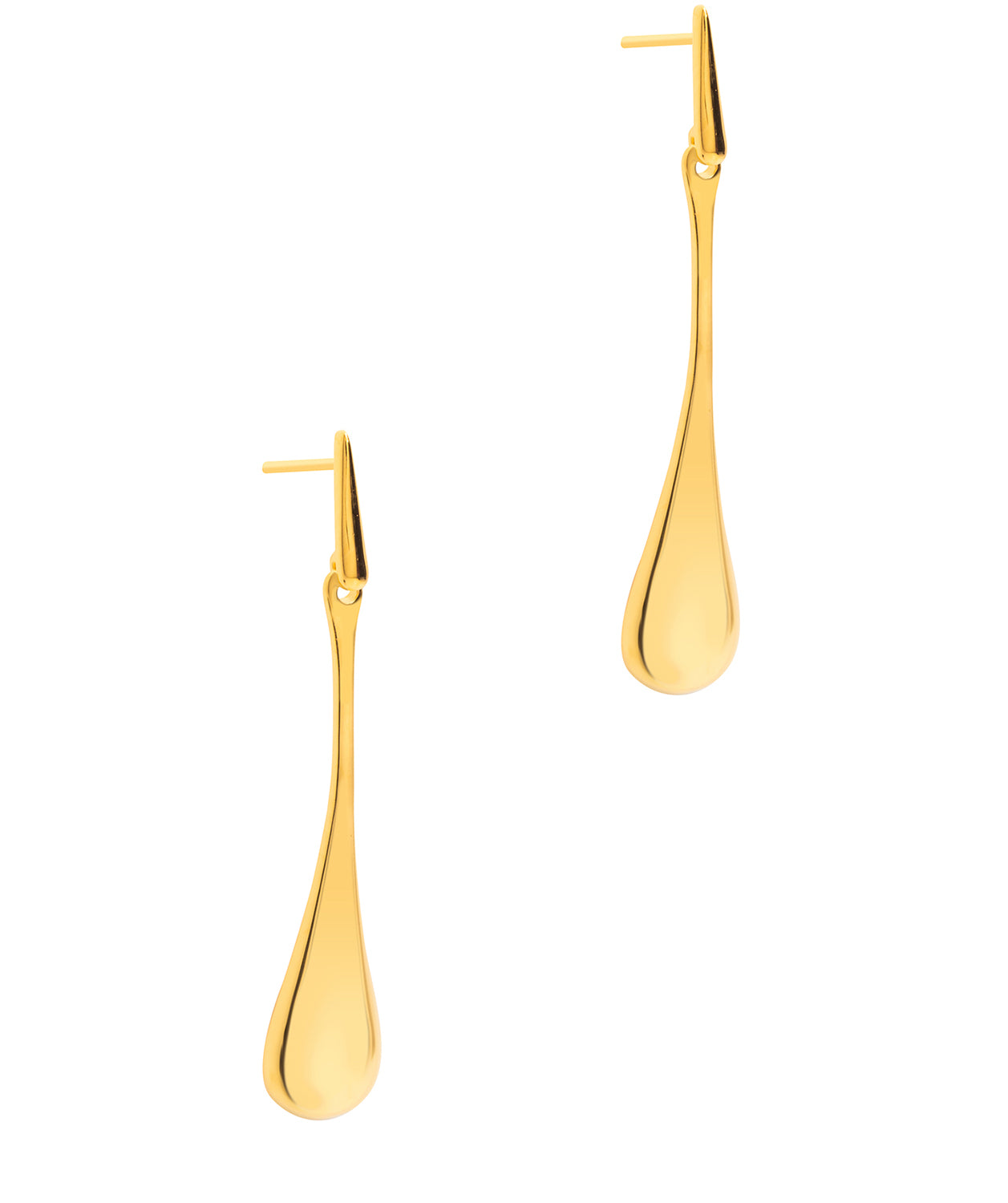 Gift Packaged 'Miriam' 18ct Yellow Gold Plated Sterling Silver Droplet Earrings