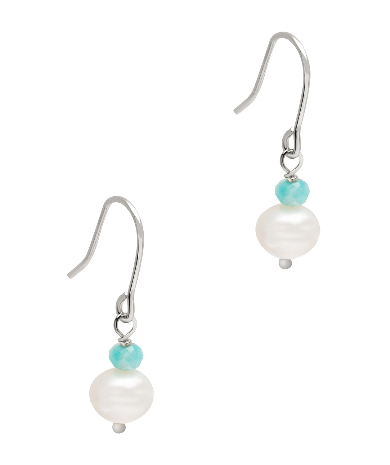 Gift Packaged 'Hildie' 925 Silver & Freshwater Pearl Drop Earrings