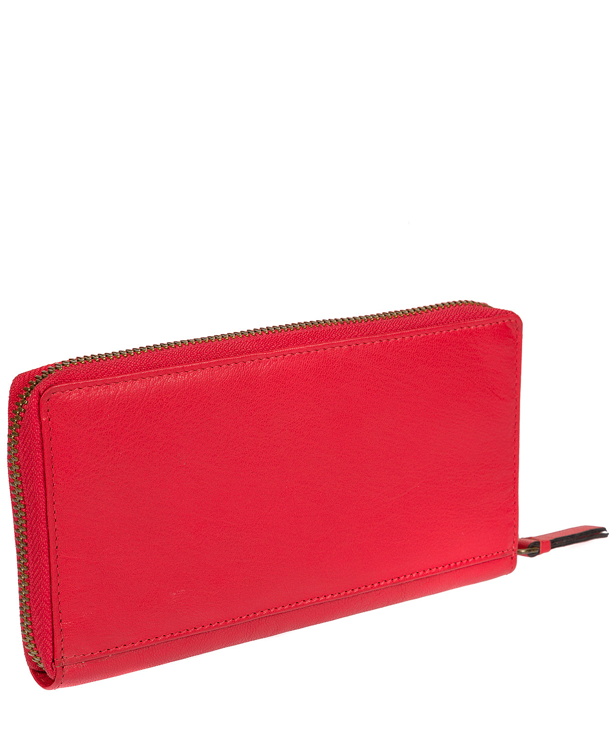 'Ariana' Red Leather RFID Purse