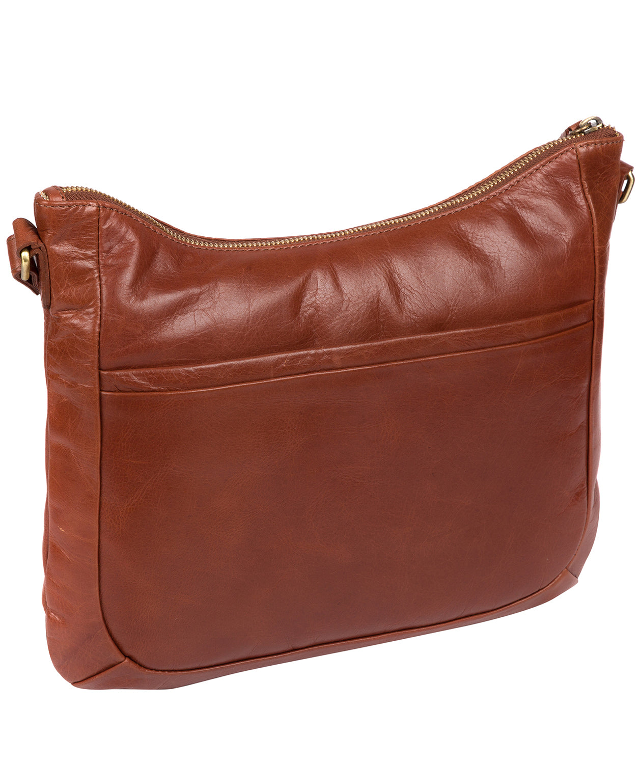 'Kay' Whiskey Leather Cross Body Bag Pure Luxuries London