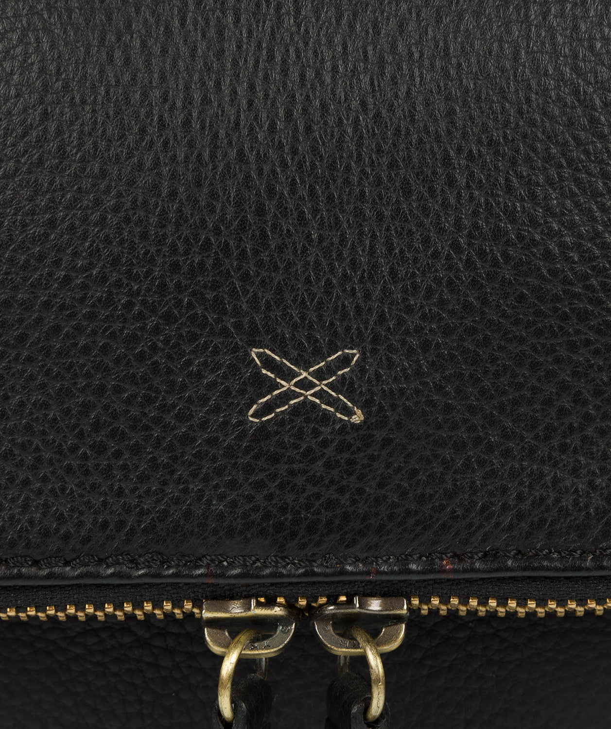 'Sophia' Black Leather Cross Body Bag image 7