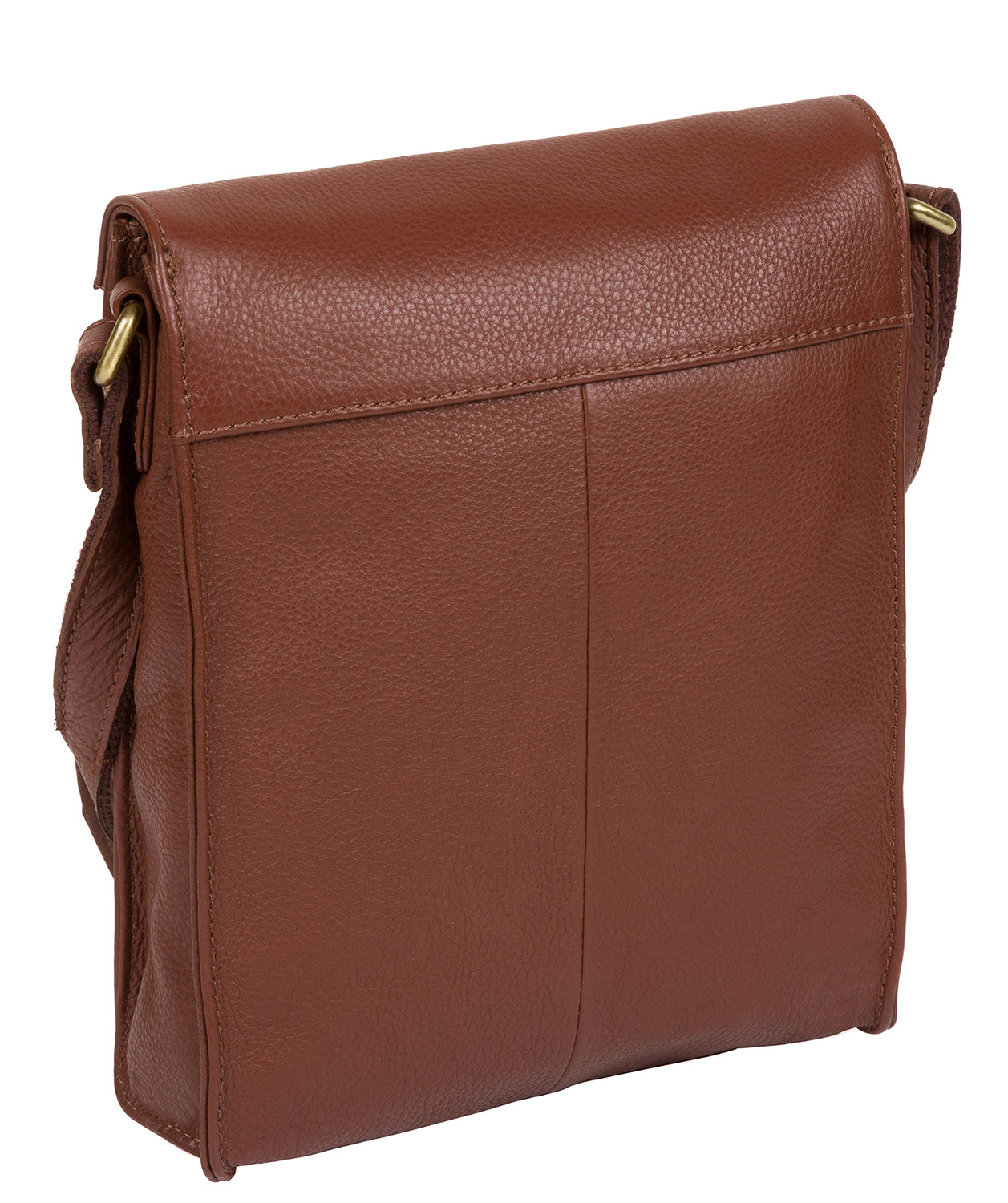 'Sophia' Cognac Leather Cross Body Bag image 8