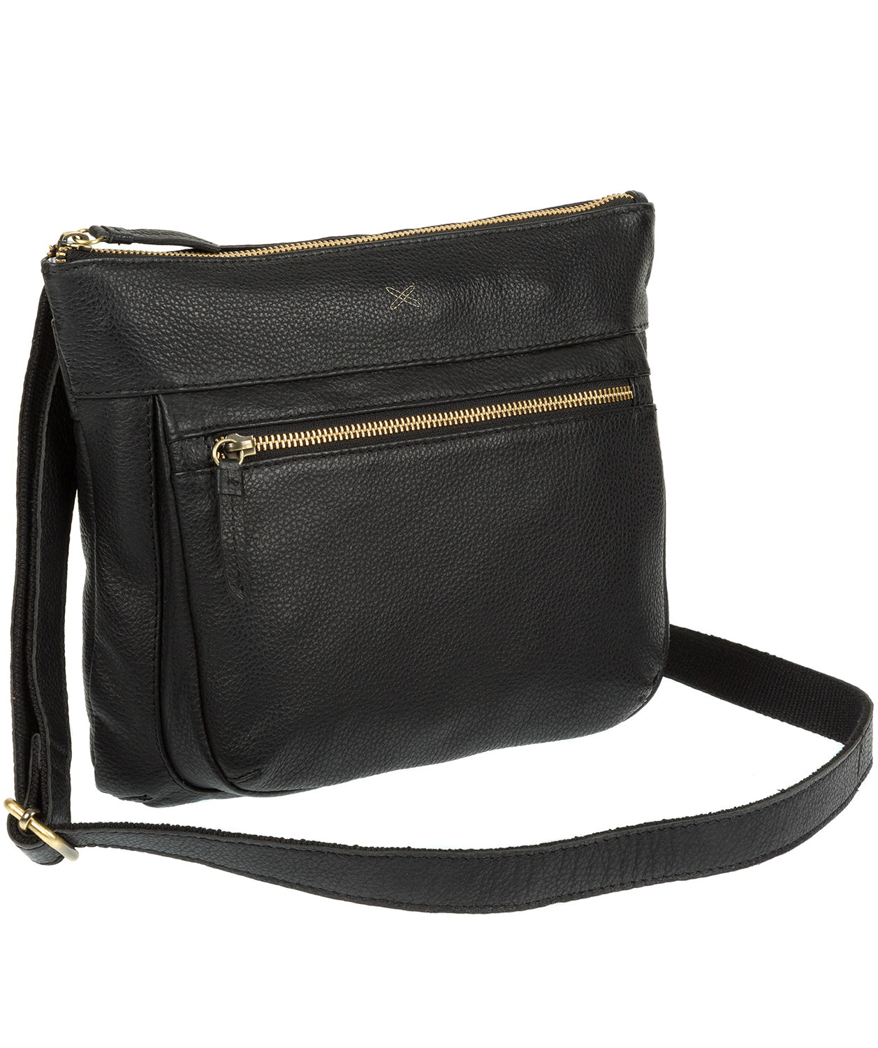 Black Leather Crossbody Bag 'Victoria' by Made By Stitch – Pure ...