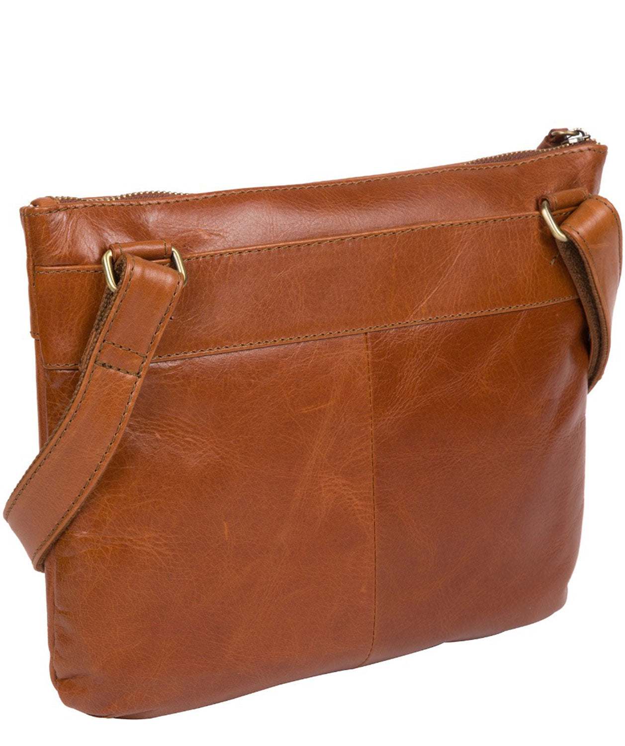 'Victoria' Bourbon Leather Cross Body Bag