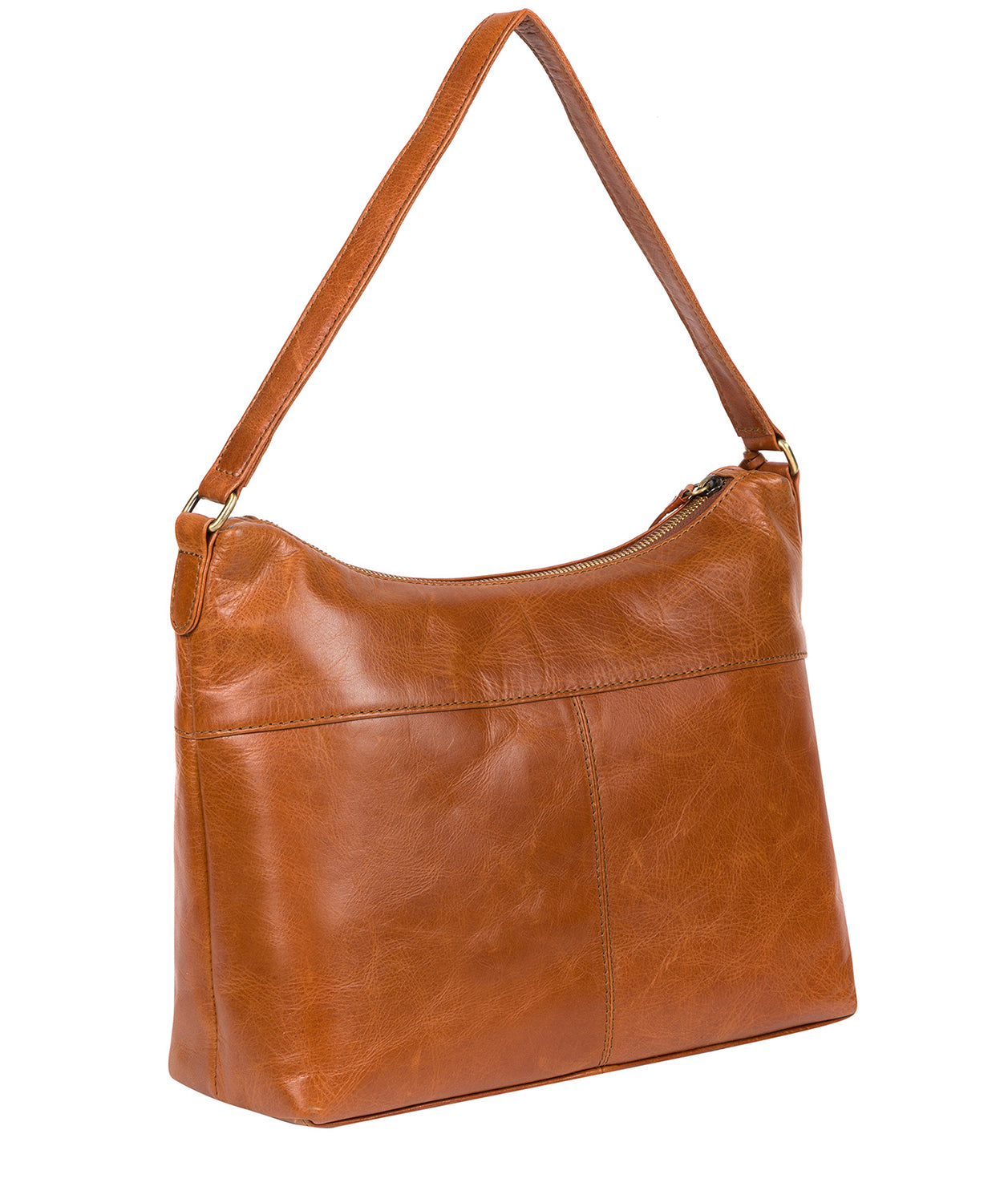 'Laura' Bourbon Leather Shoulder Bag image 3