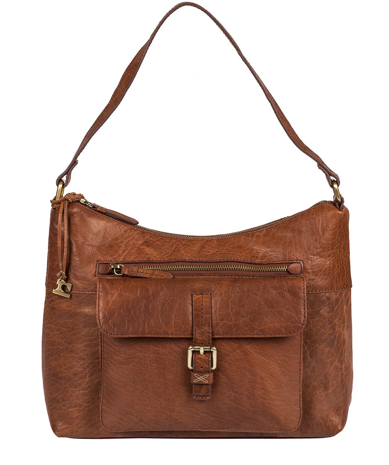 'Laura' Cognac Handmade Leather Bag image 1