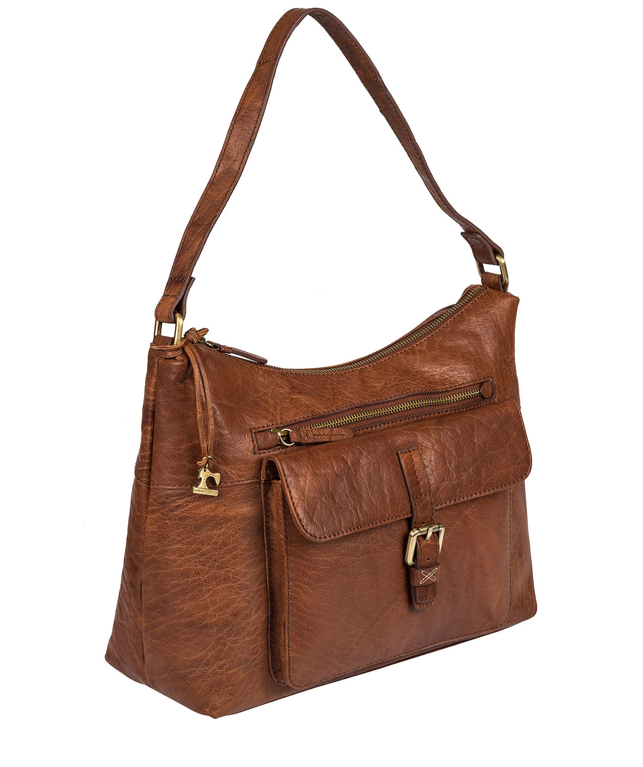 'Laura' Cognac Handmade Leather Bag image 3