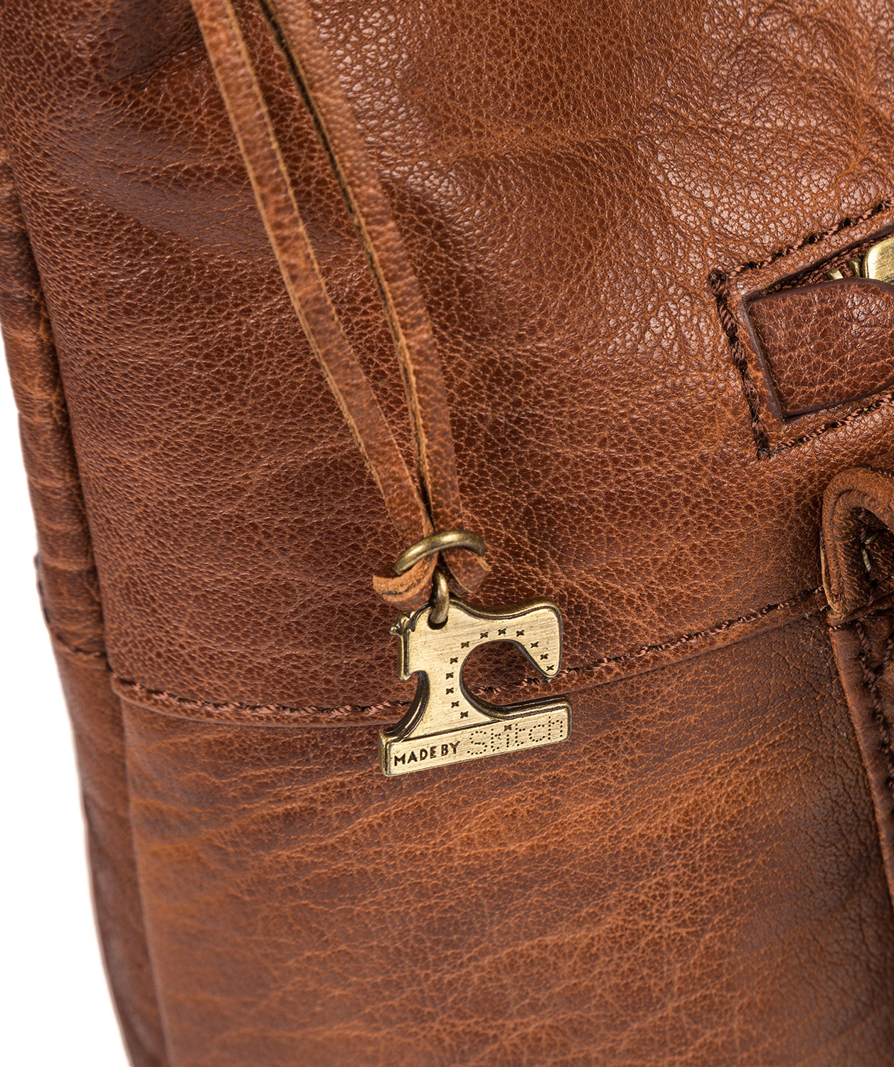 'Laura' Cognac Handmade Leather Bag