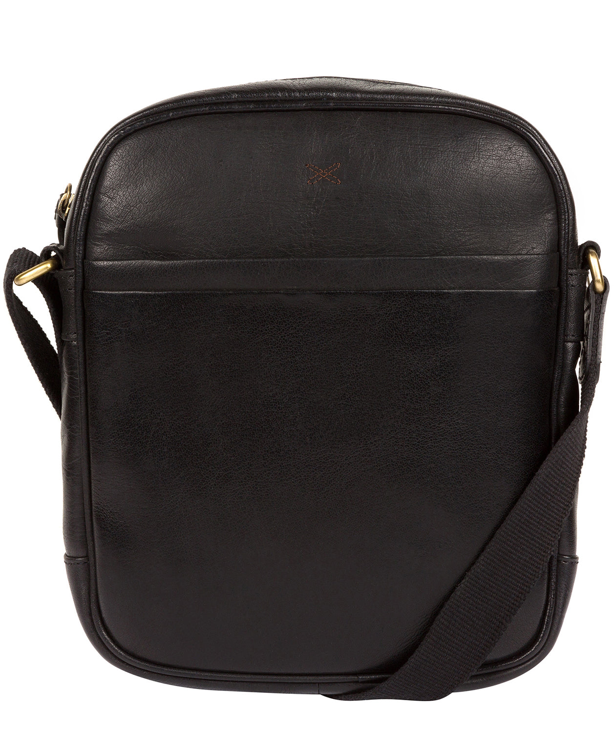 'Cartmel' Black Leather Cross Body Bag Pure Luxuries London