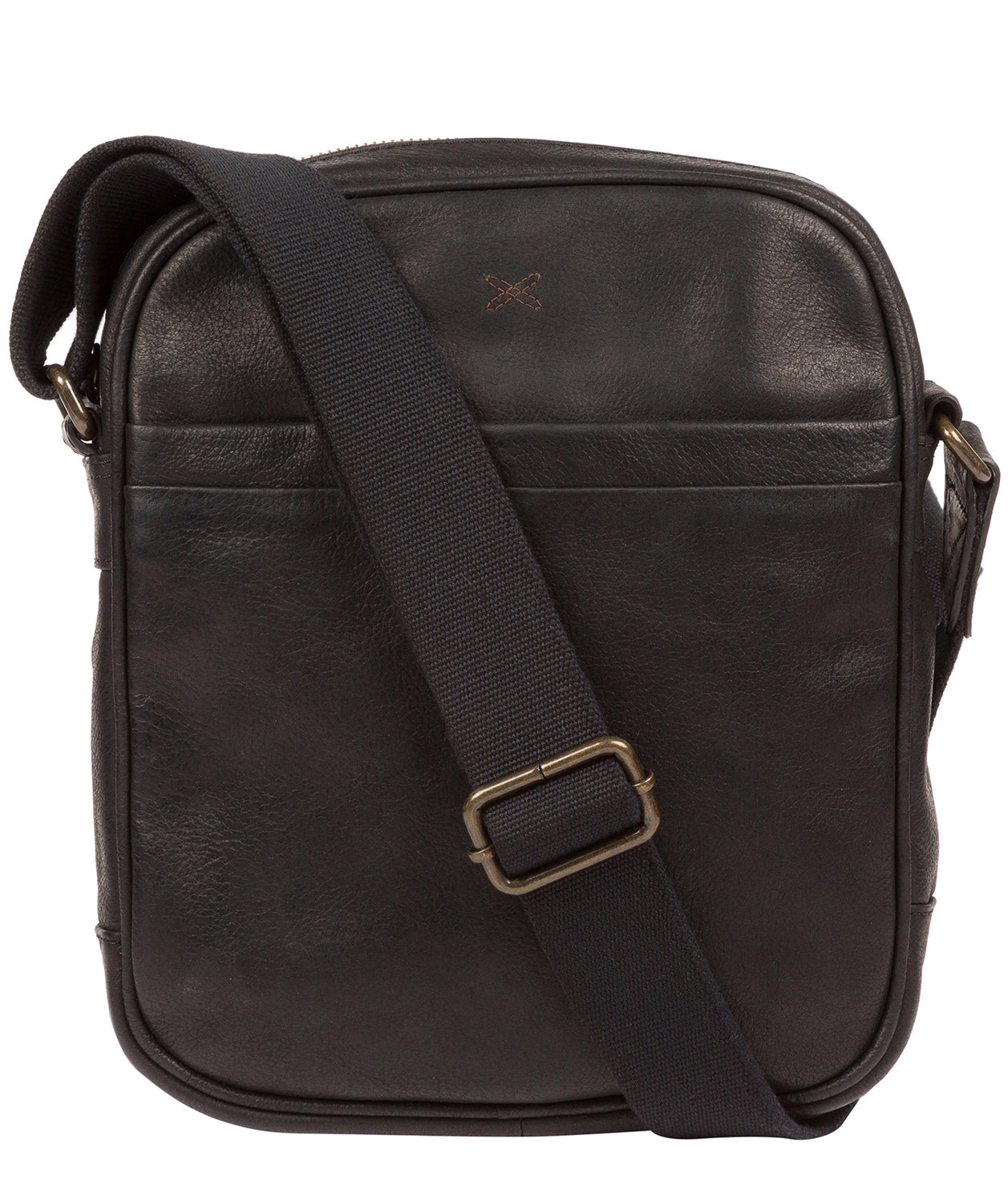 'Cartmel' Black Leather Cross Body Bag Pure Luxuries London