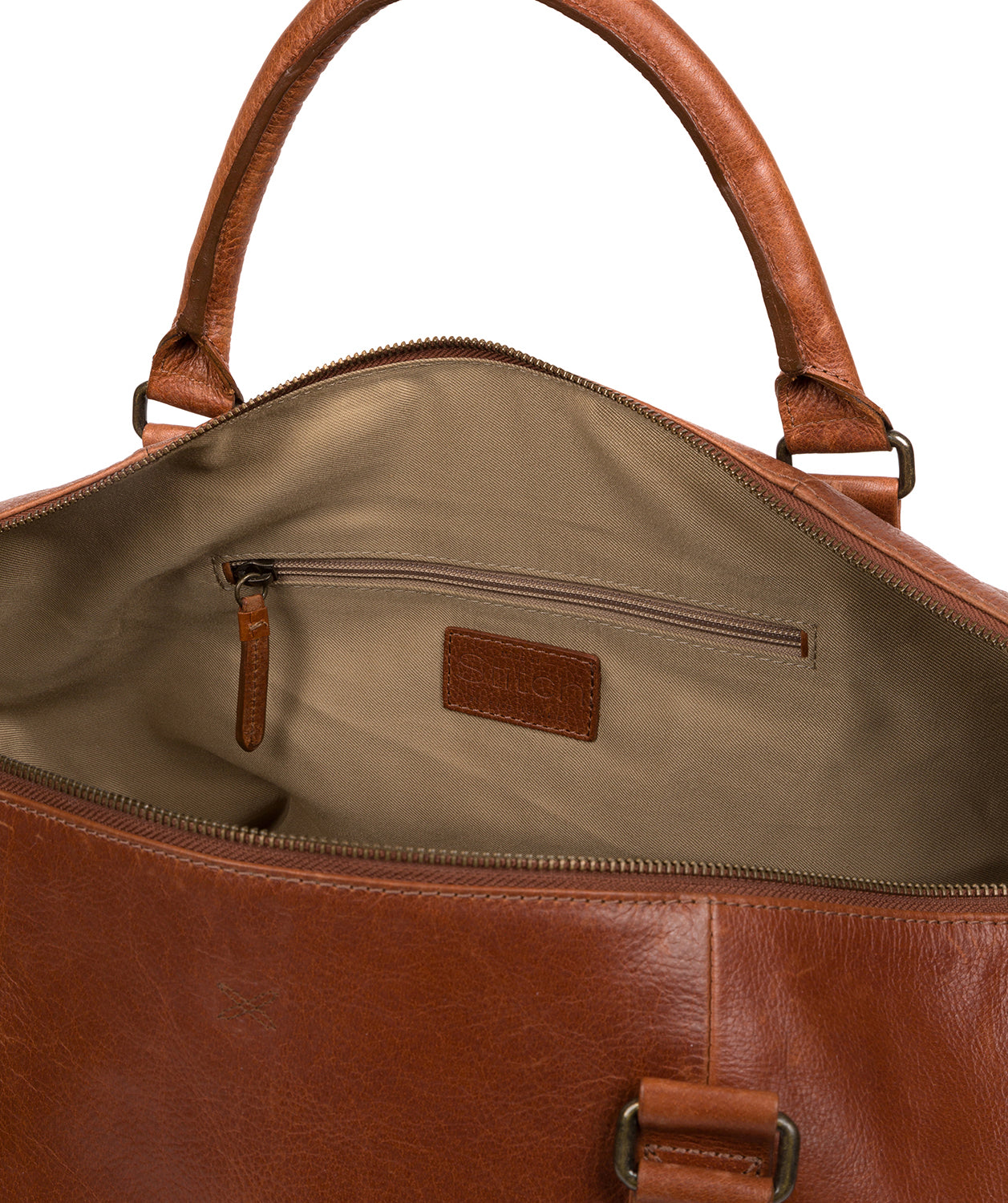 'Port' Treacle Leather Holdall image 4