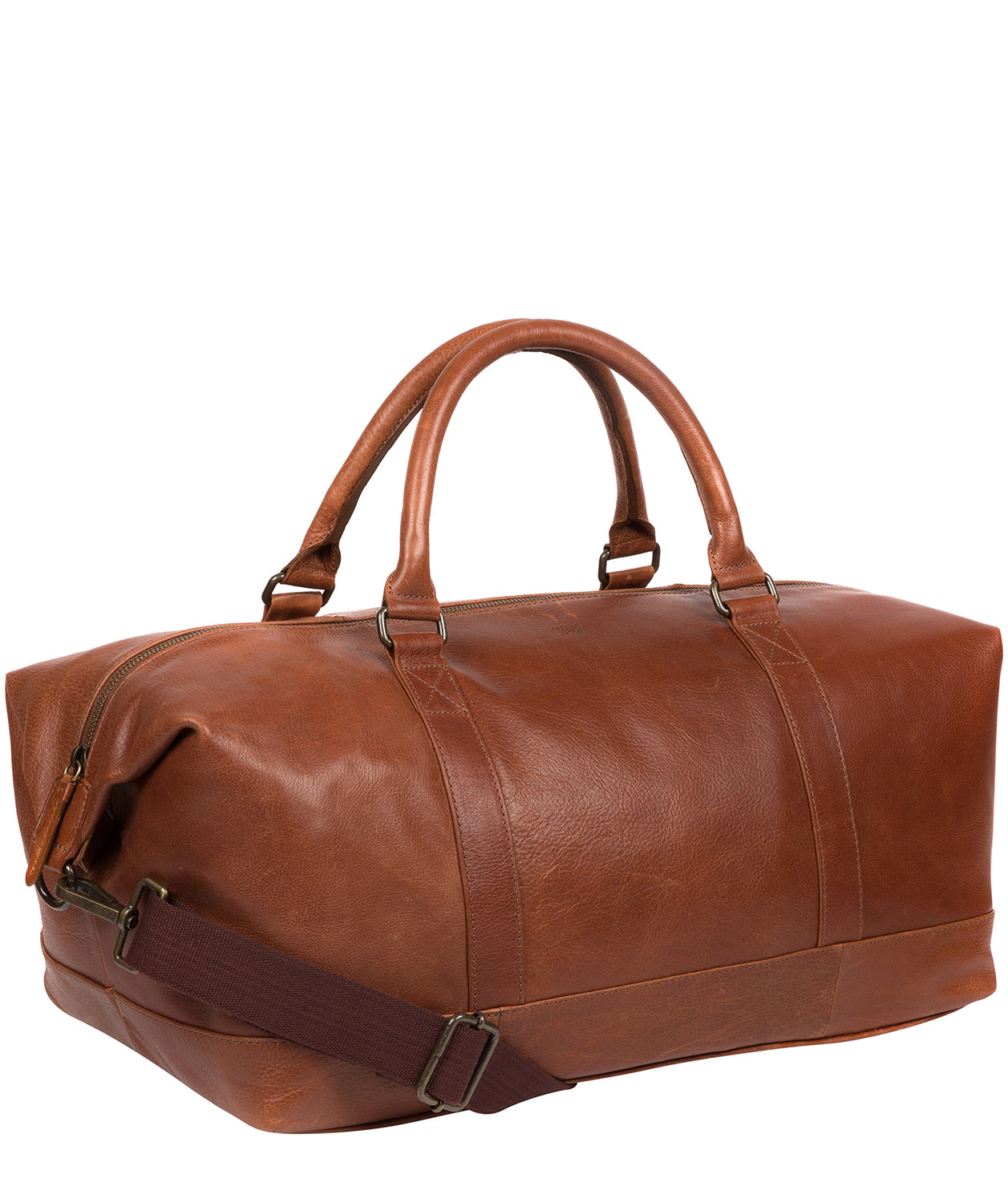 'Port' Treacle Leather Holdall Pure Luxuries London