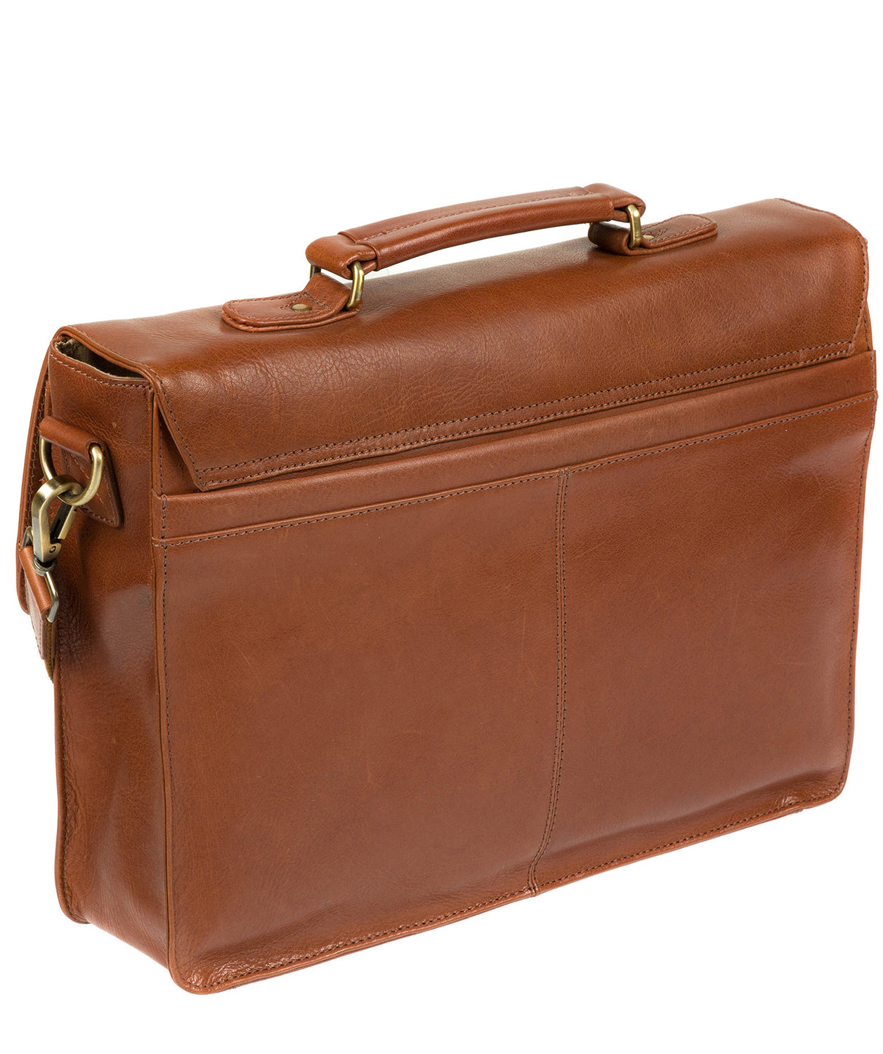 'Lorton' Whiskey Handmade Leather Briefcase
 image 5