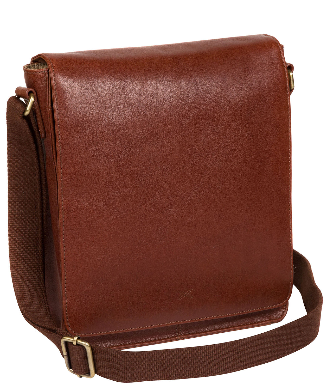 'Brampton' Treacle Leather Tablet Bag