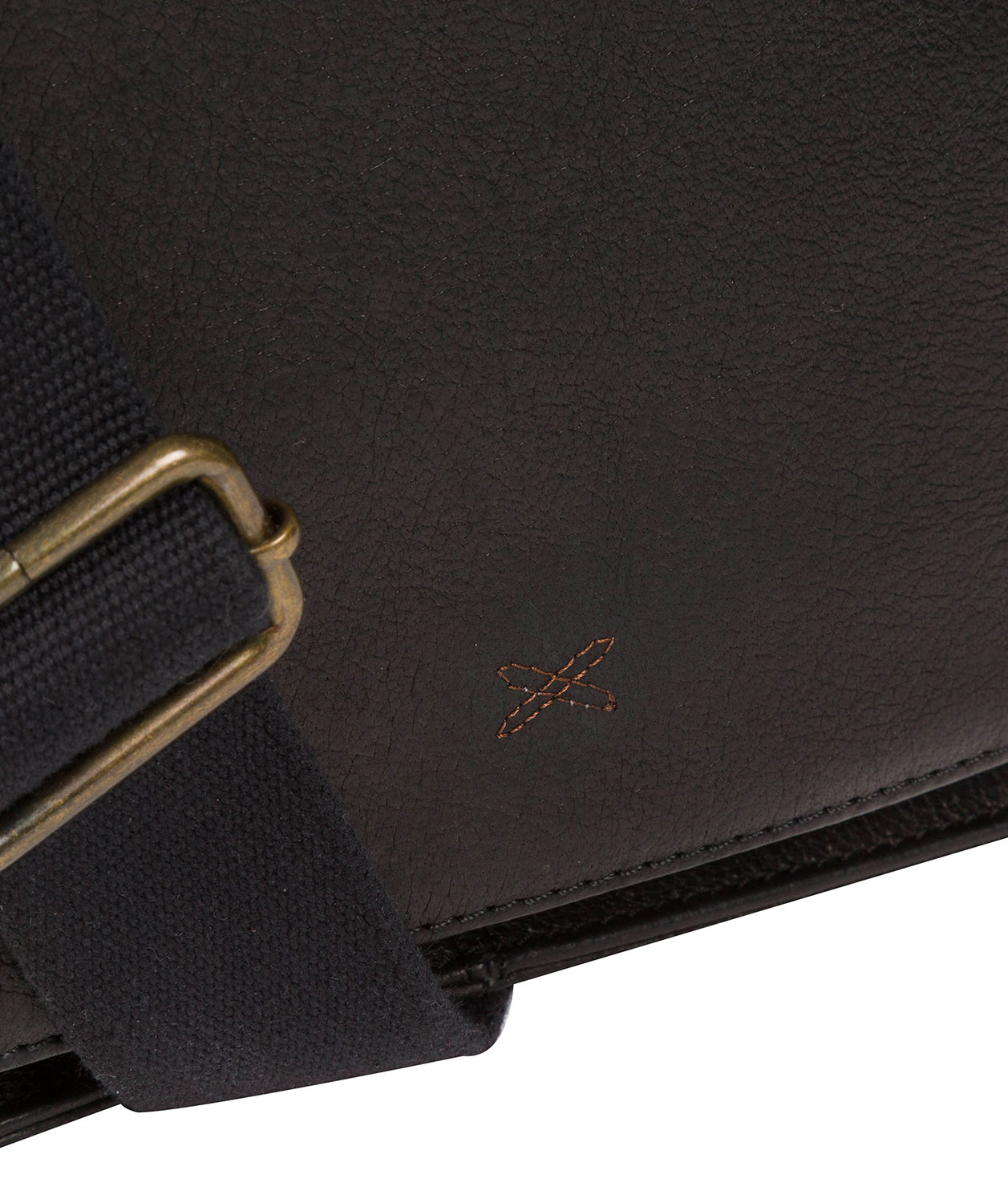 'Tom' Black Leather Messenger Bag image 6