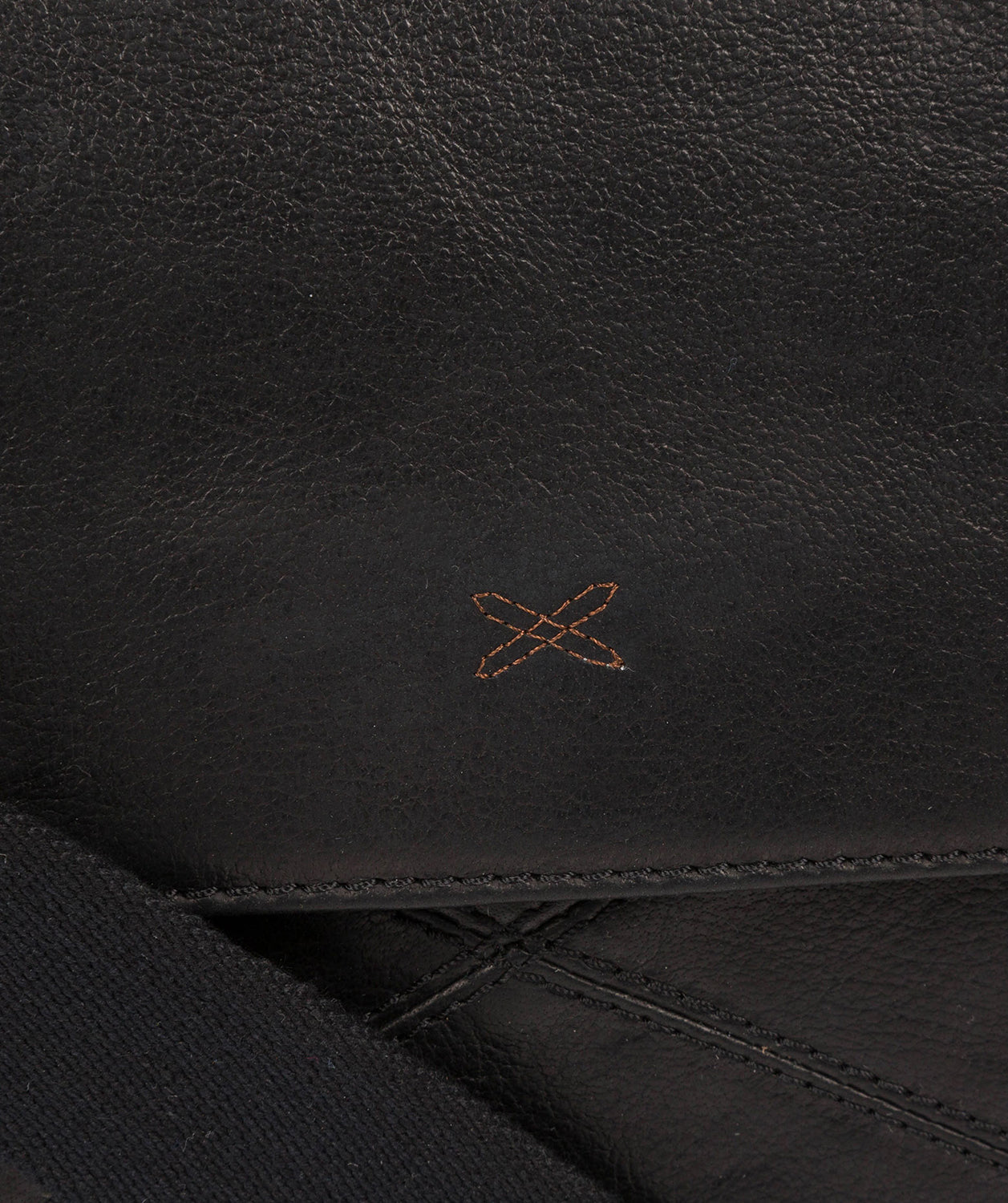 'Big Andrew' Black Leather Workbag image 6