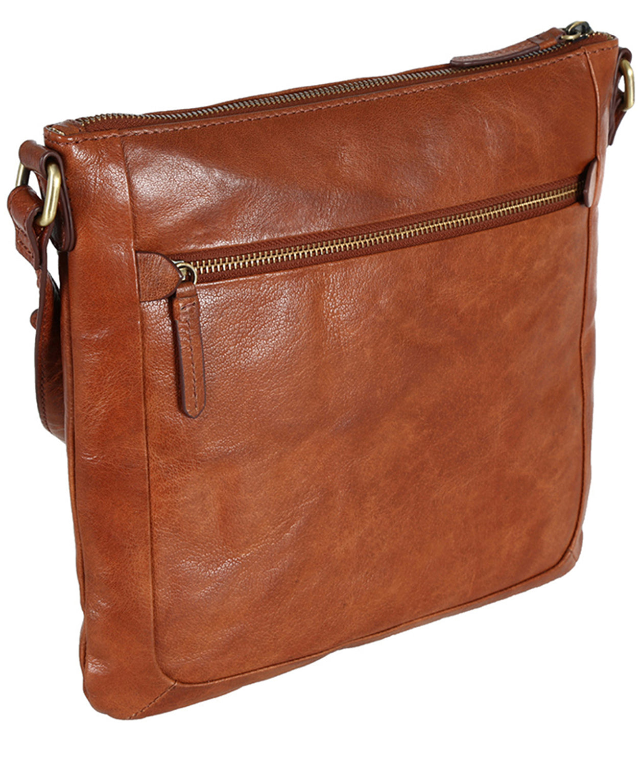 'Essie' Cognac Leather Cross Body Bag image 5