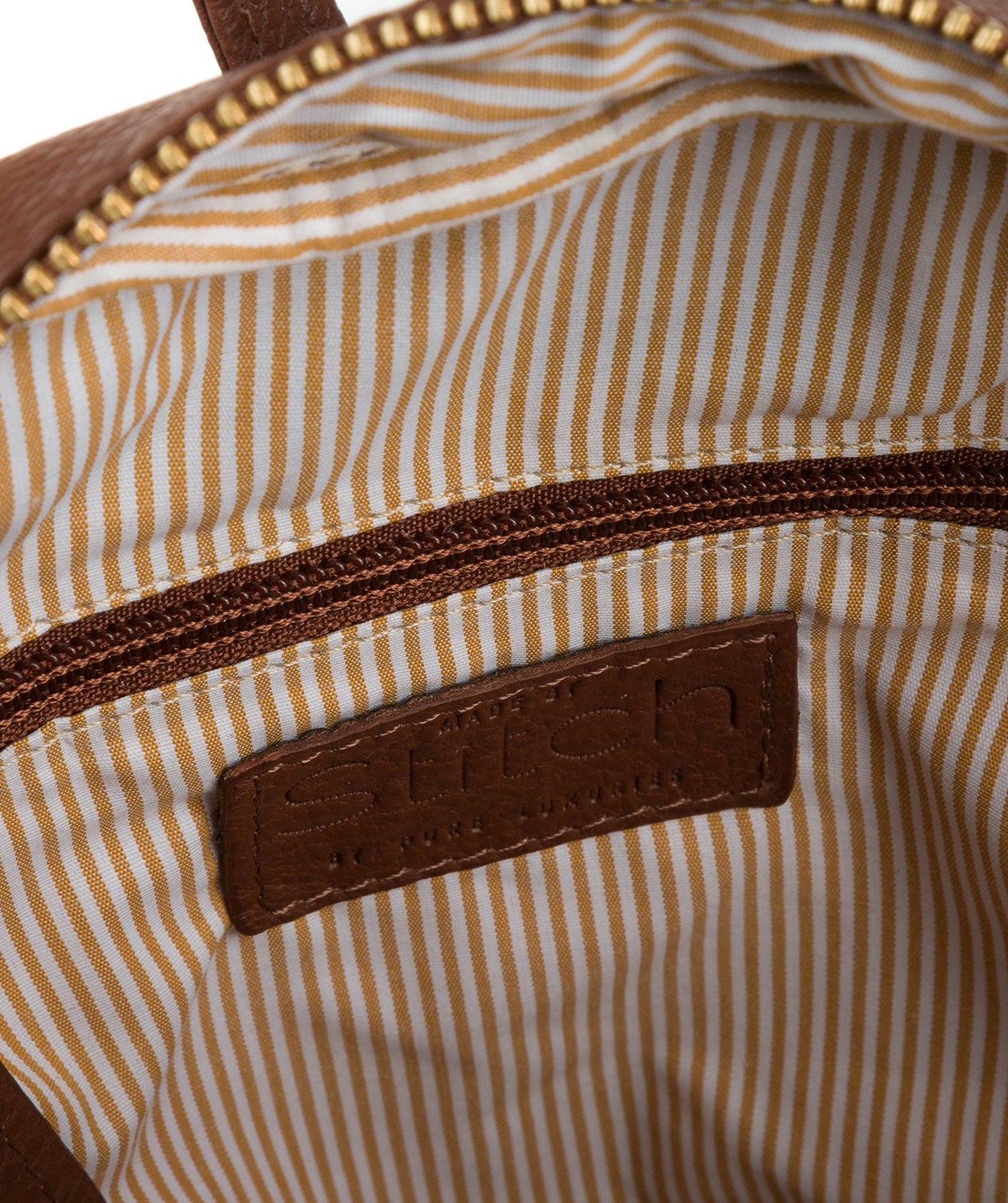 'Greer' Cognac Leather Backpack image 4