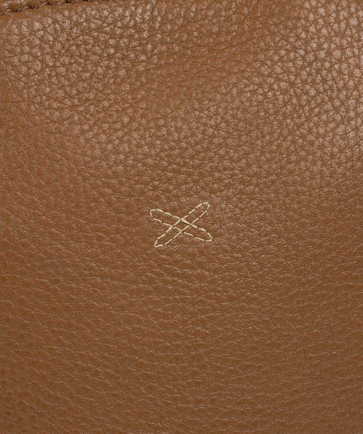 'Viva' Dark Tan Leather Backpack