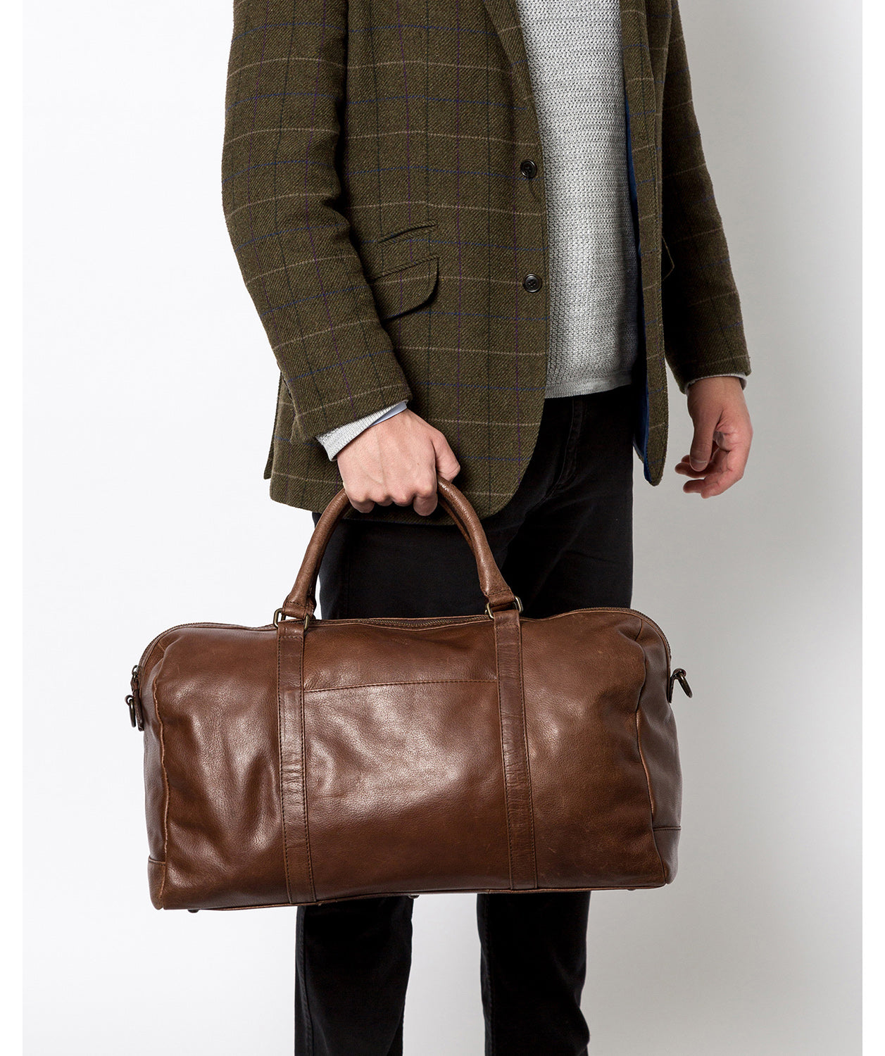 'Konan' Malt Leather Holdall