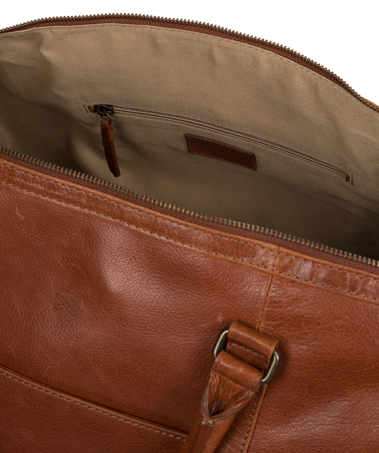 'Konan' Treacle Leather Holdall