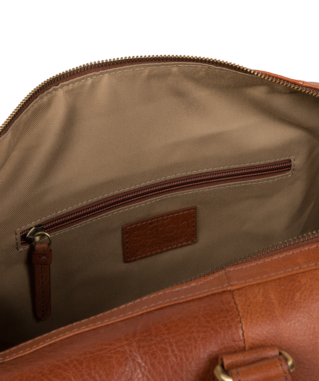 'Konan' Whiskey Buffalo Leather Holdall